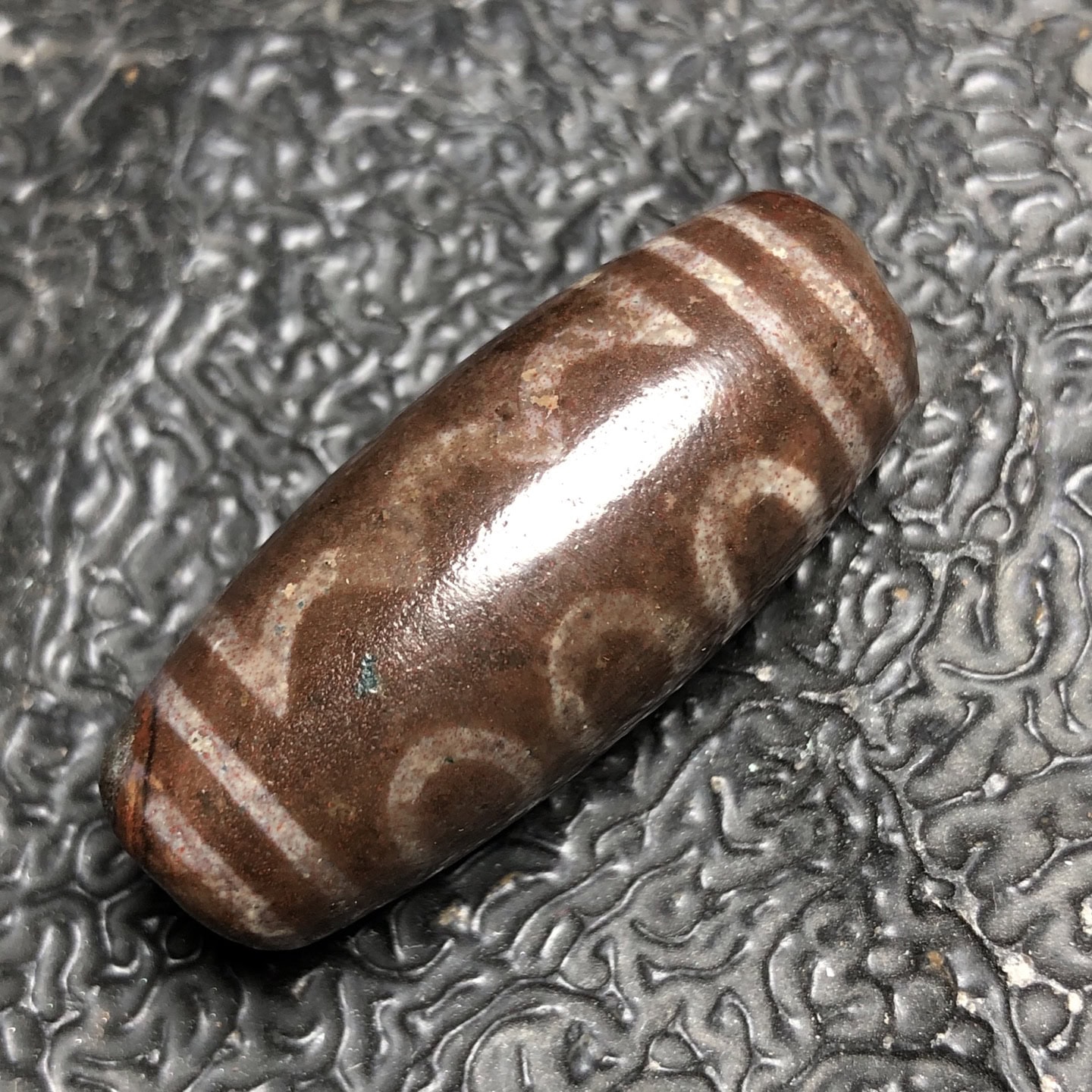 Chinese Natural Agate DZI Beads