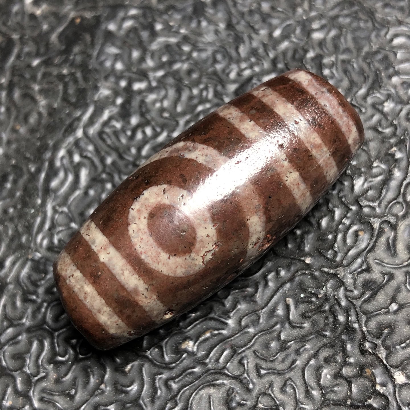 Chinese Natural Agate DZI Beads