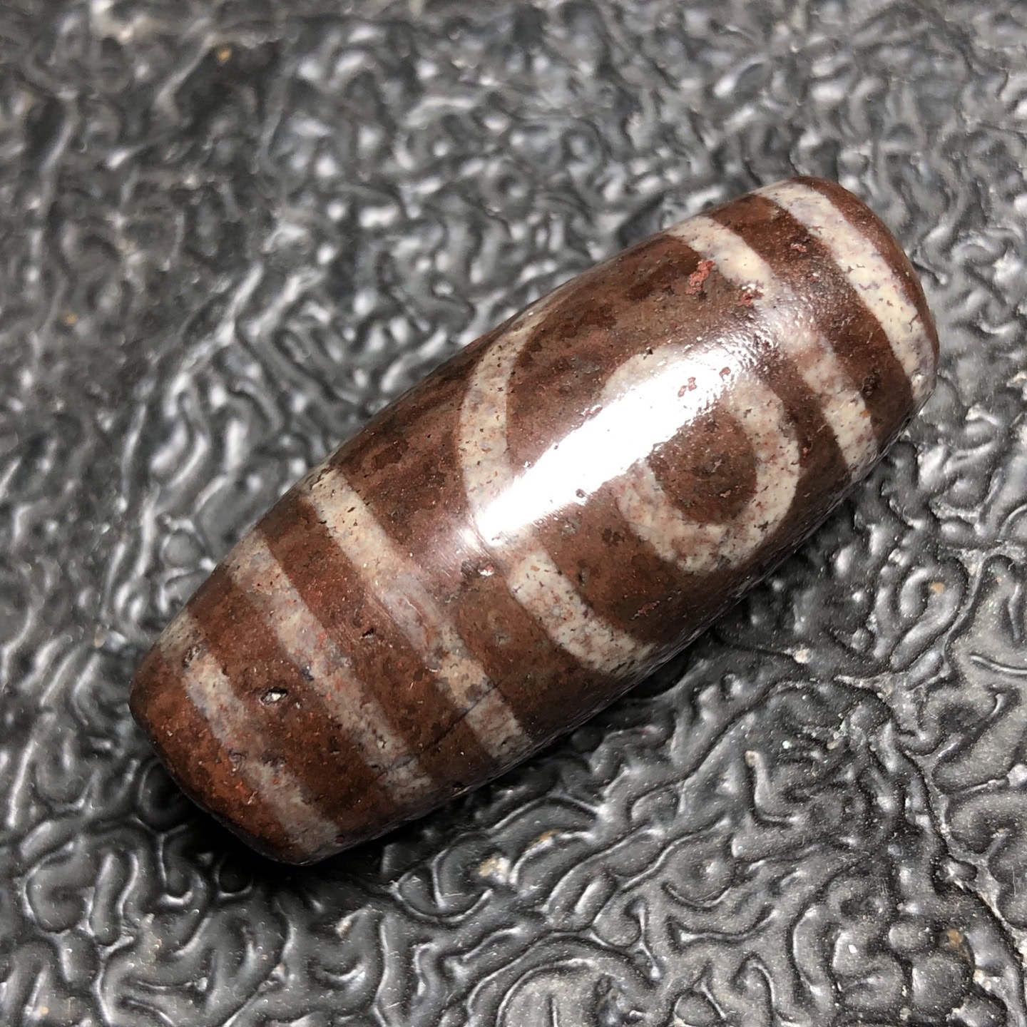 Chinese Natural Agate DZI Beads