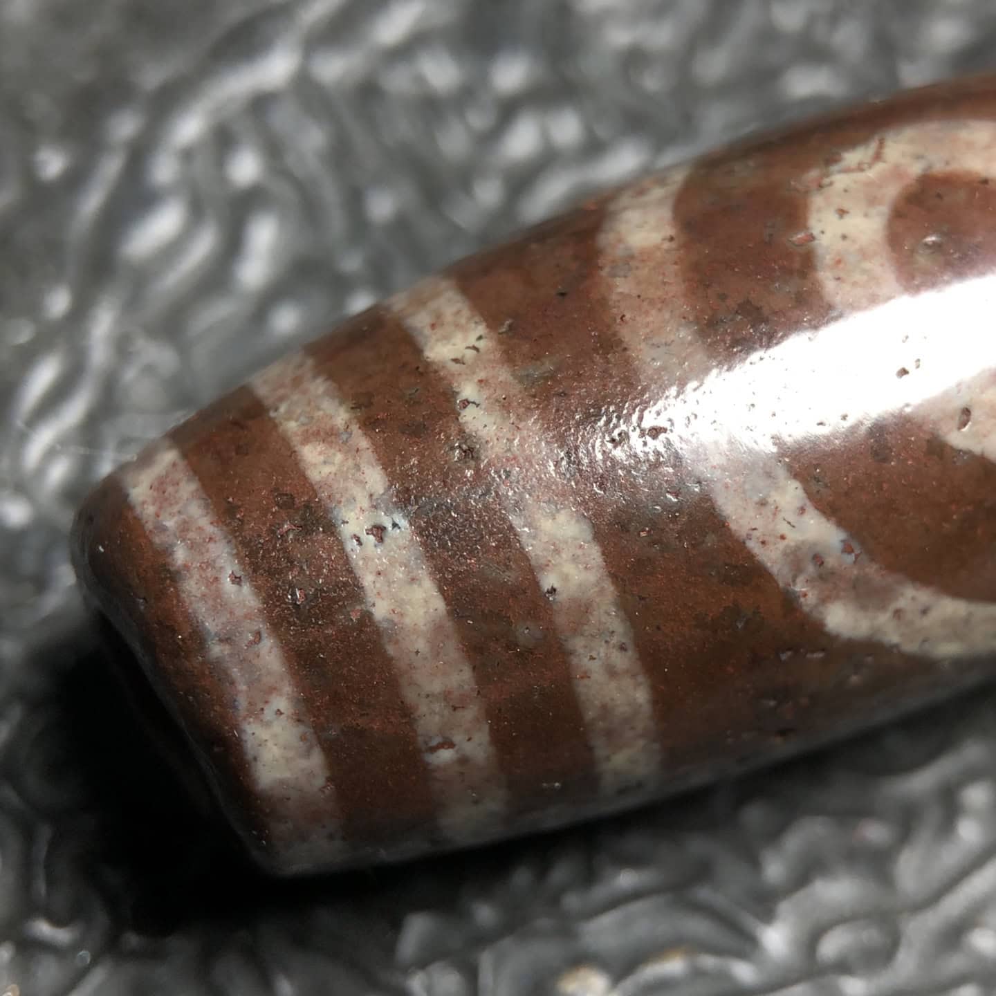 Chinese Natural Agate DZI Beads