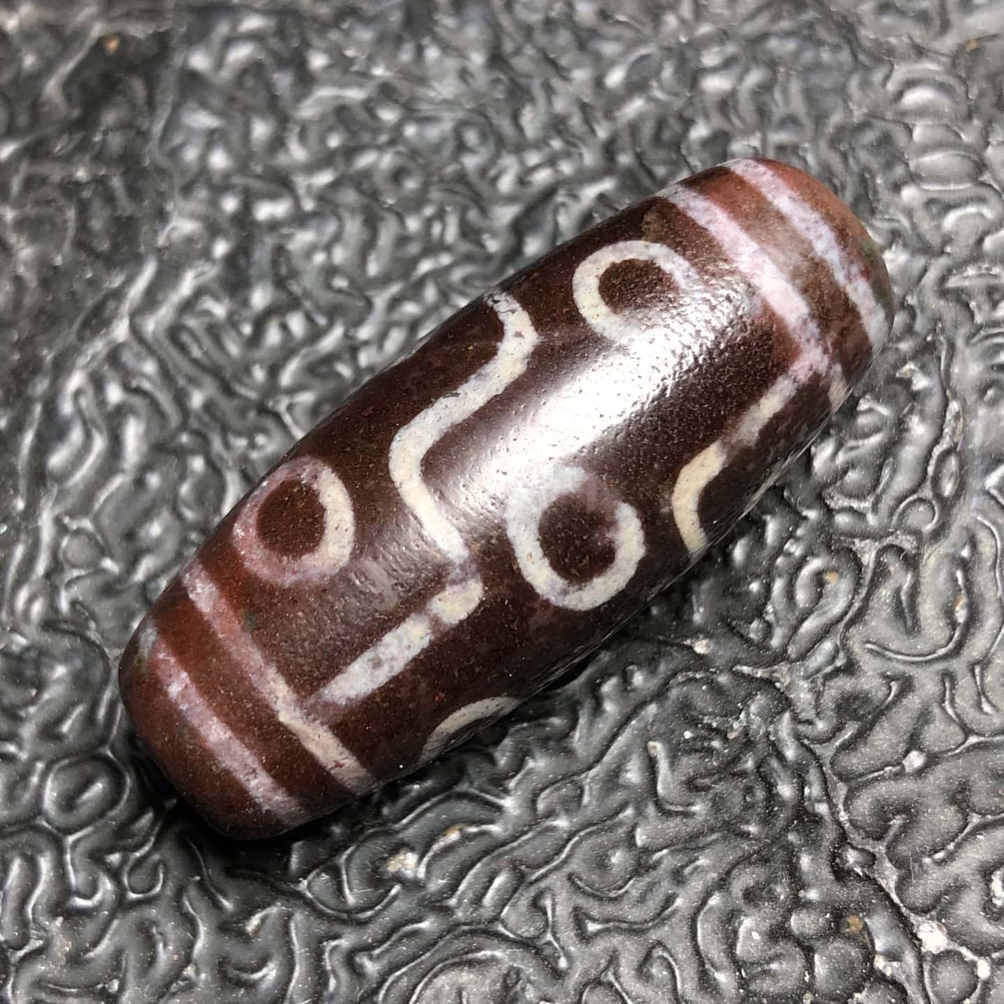 Chinese Natural Agate DZI Beads