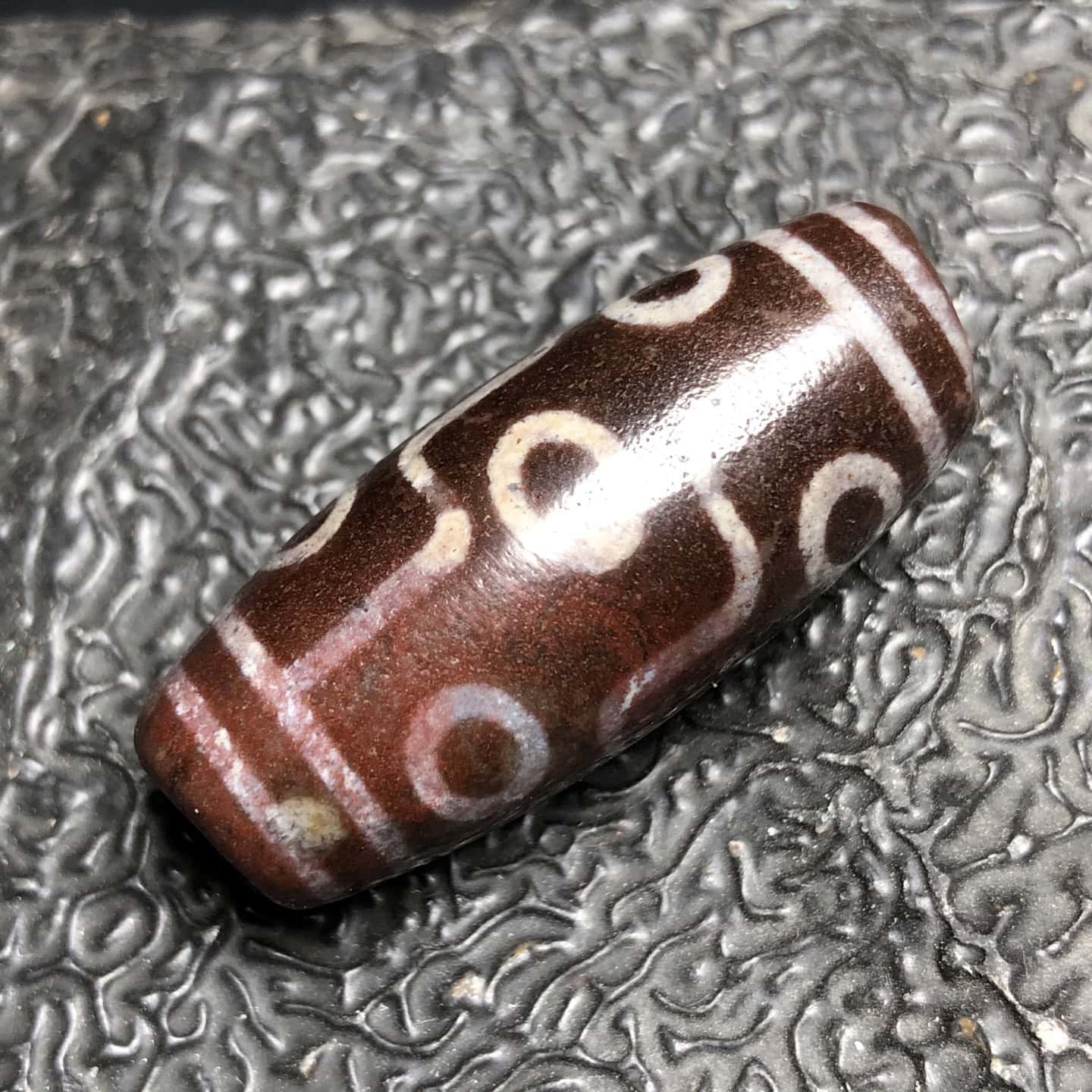 Chinese Natural Agate DZI Beads