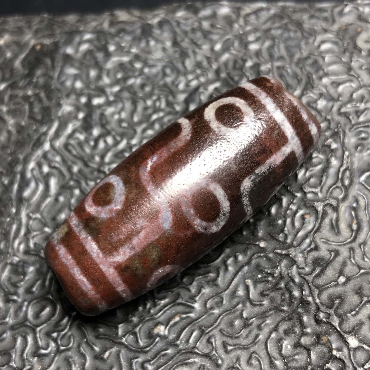 Chinese Natural Agate DZI Beads