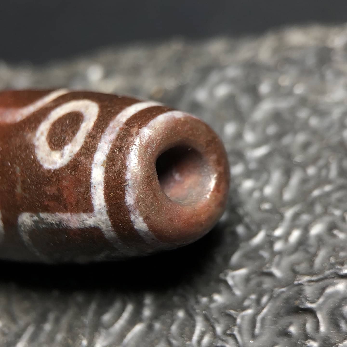 Chinese Natural Agate DZI Beads