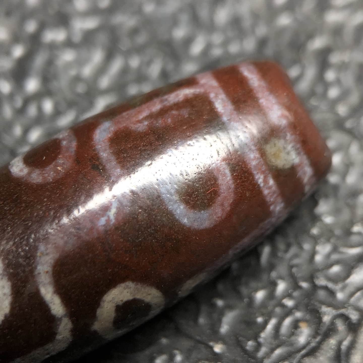 Chinese Natural Agate DZI Beads