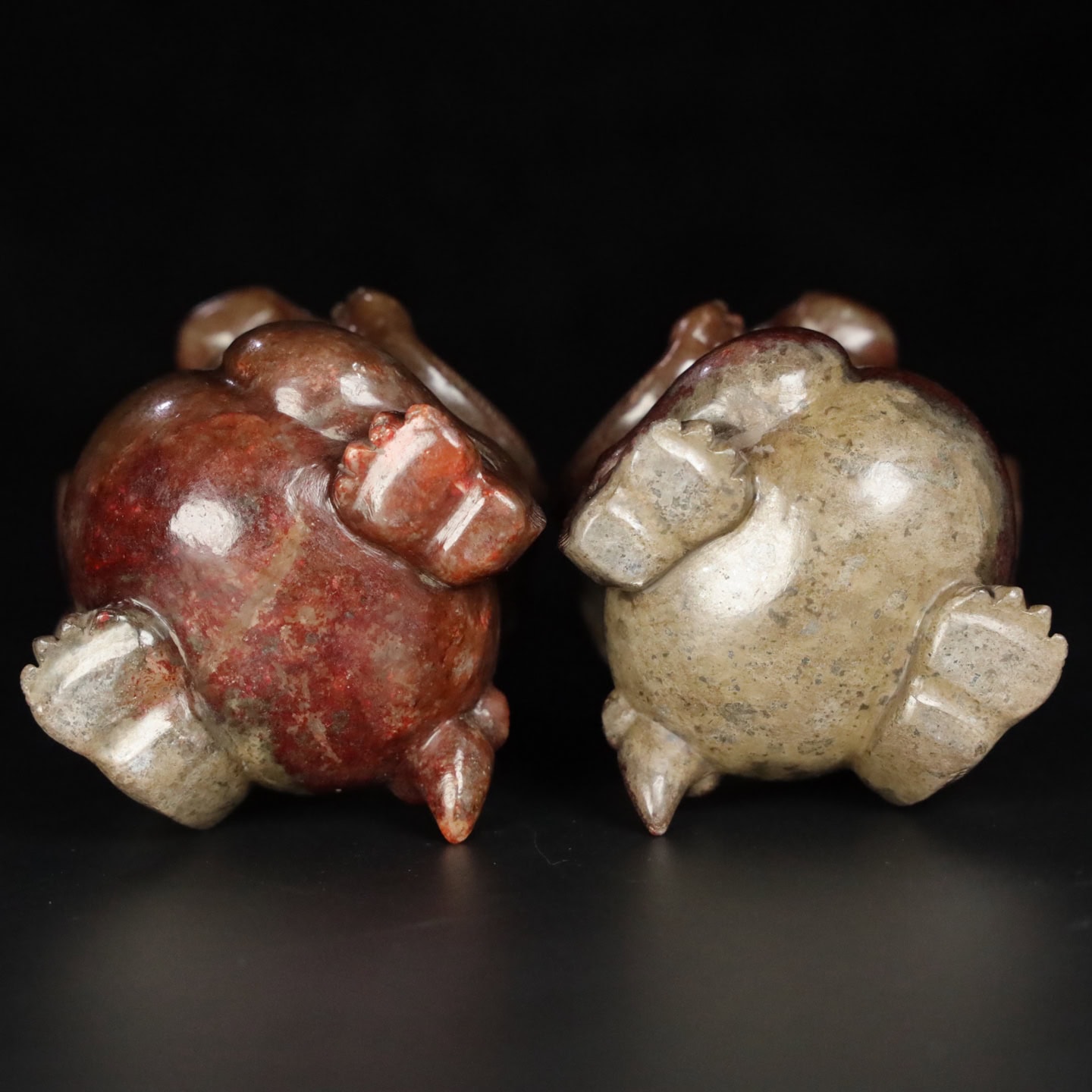Chinese Natural Jade Carved Bear