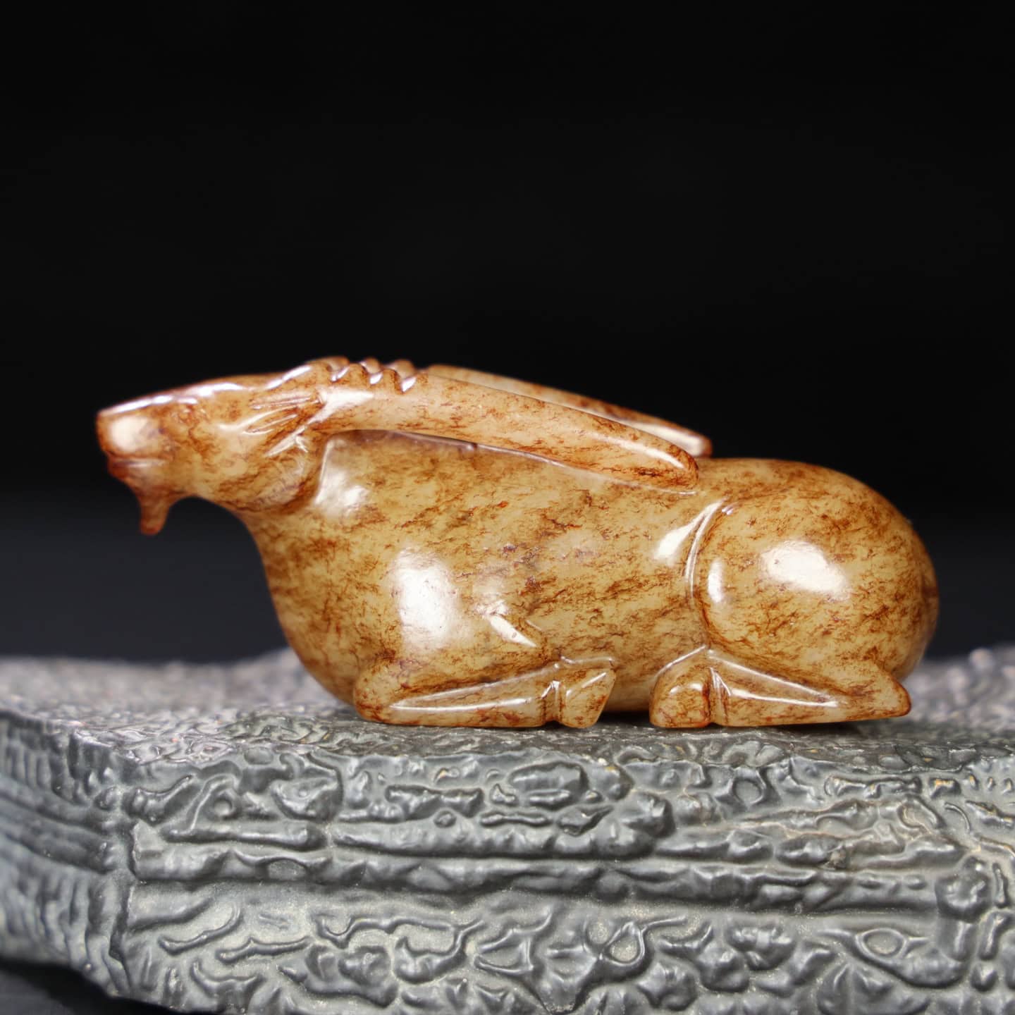 Chinese Natural Jade Carved sheep
