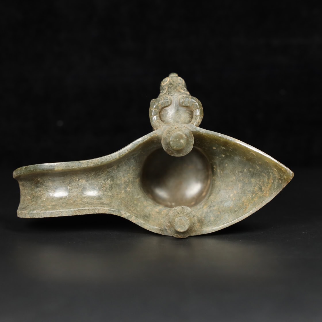 Chinese Natural Jade Carved Cups