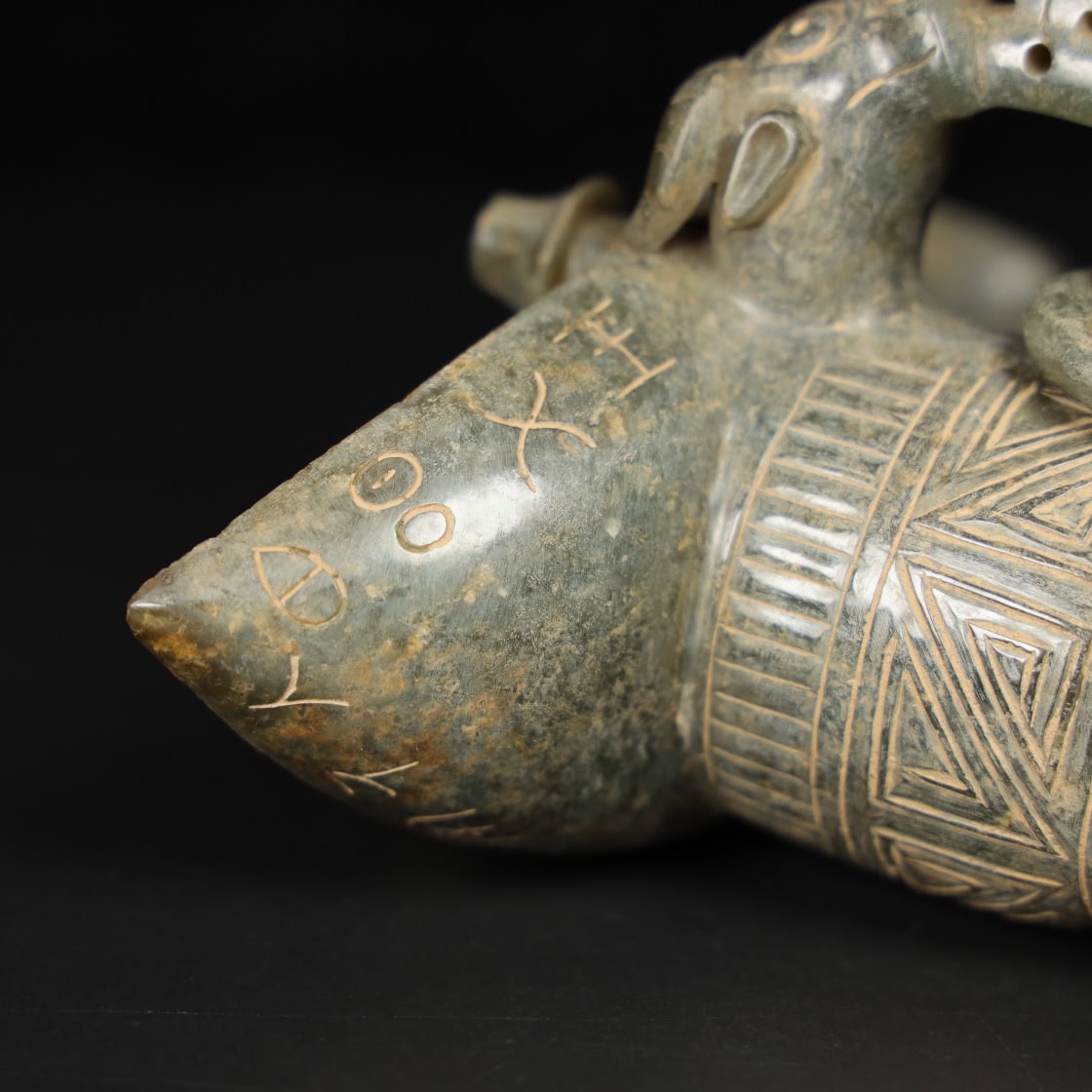 Chinese Natural Jade Carved Cups