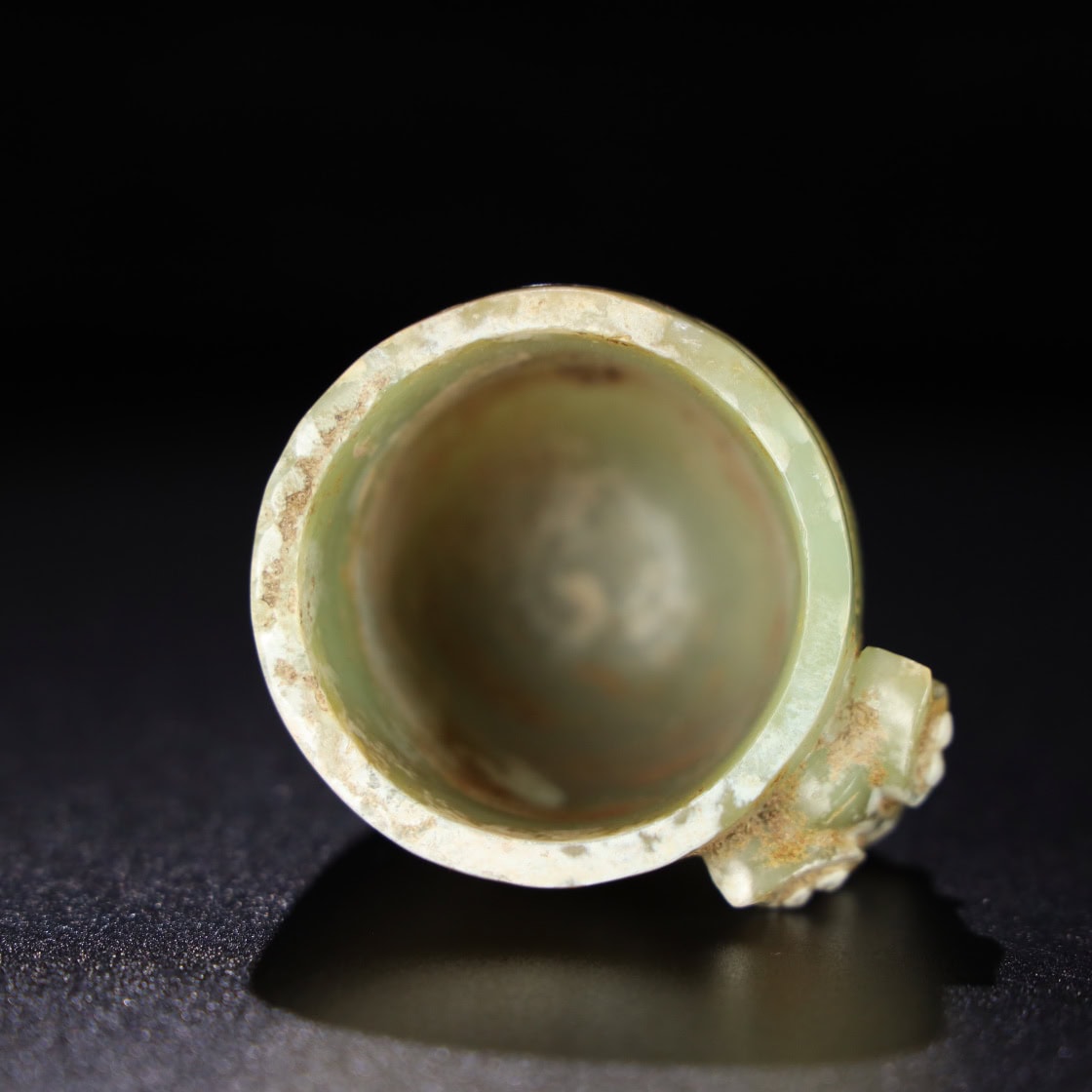 Chinese Natural Jade Carved Cups