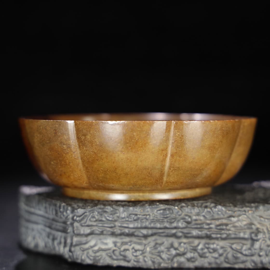 Chinese Natural Jade Carved bowl
