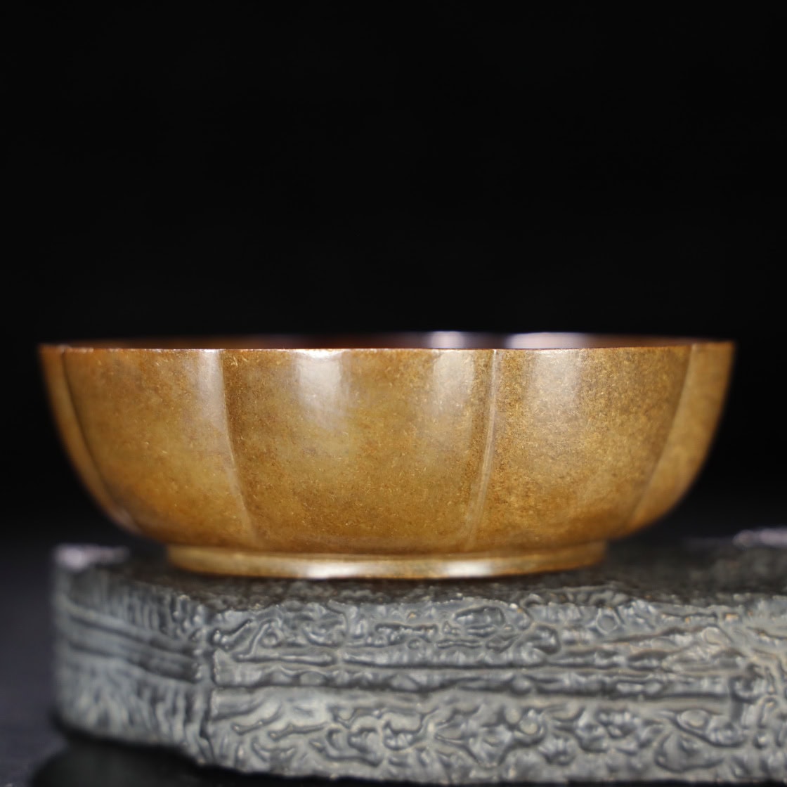 Chinese Natural Jade Carved bowl