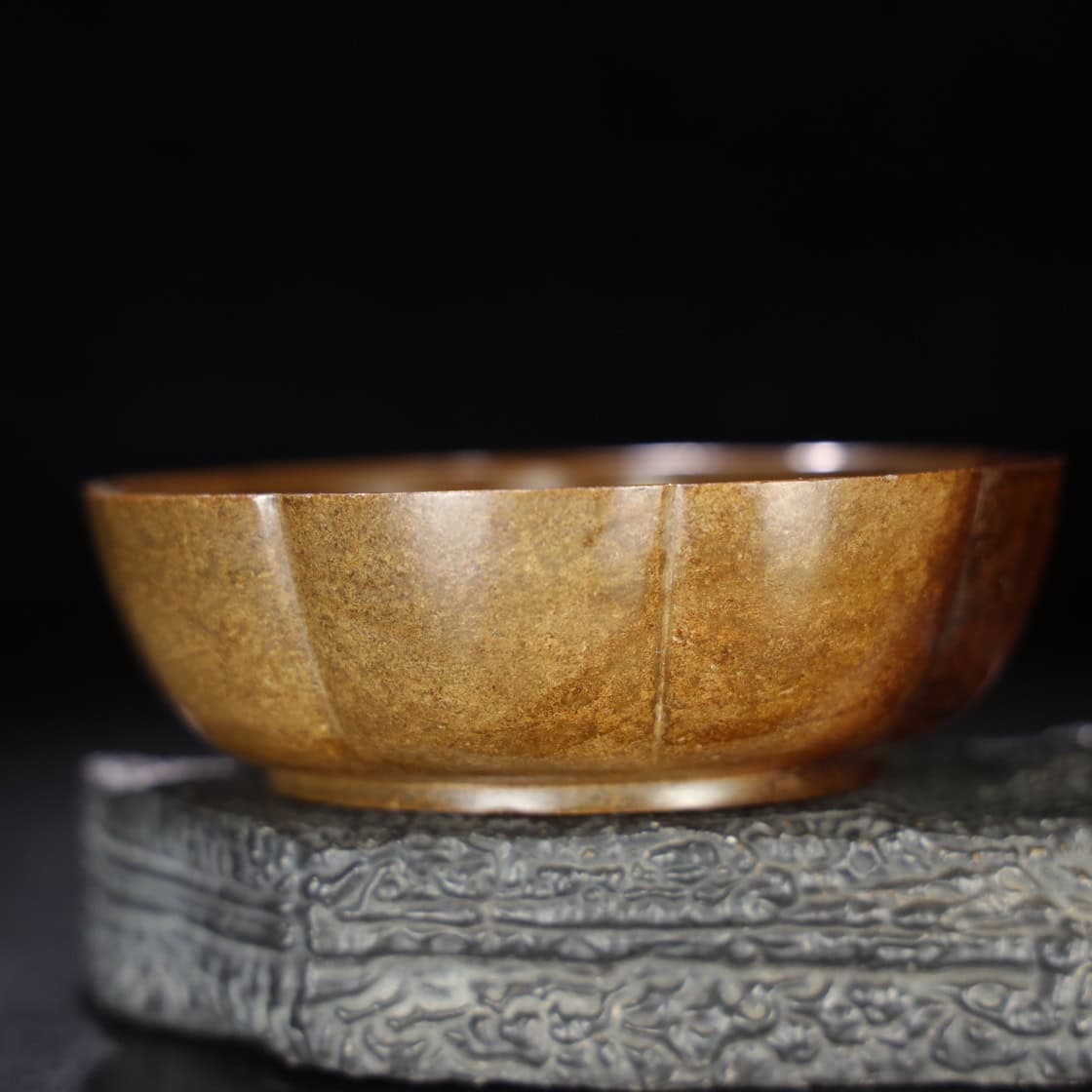 Chinese Natural Jade Carved bowl
