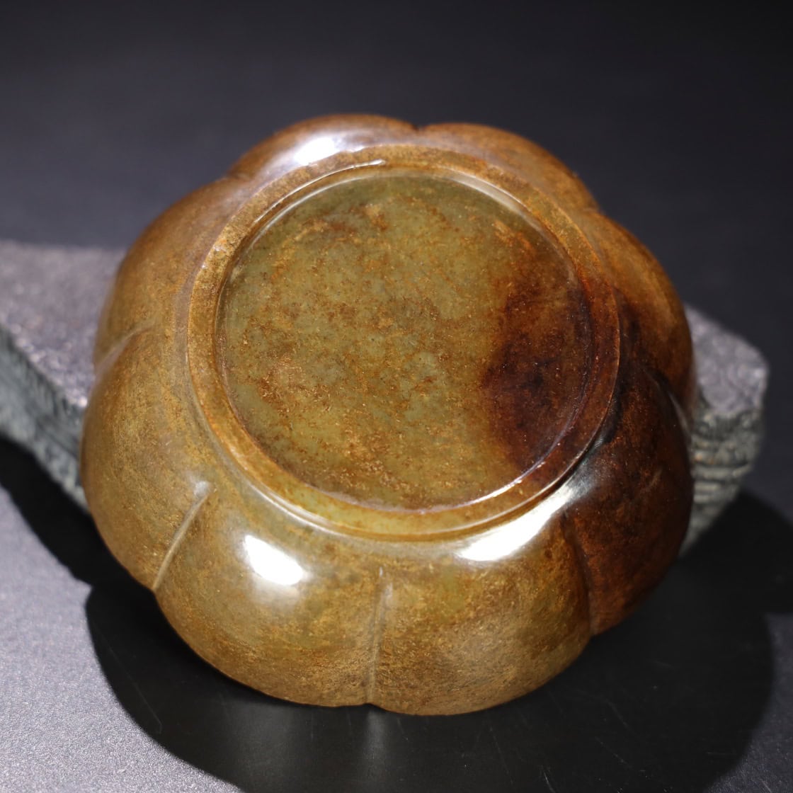 Chinese Natural Jade Carved bowl