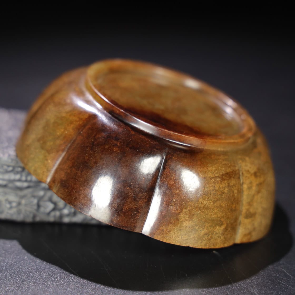 Chinese Natural Jade Carved bowl
