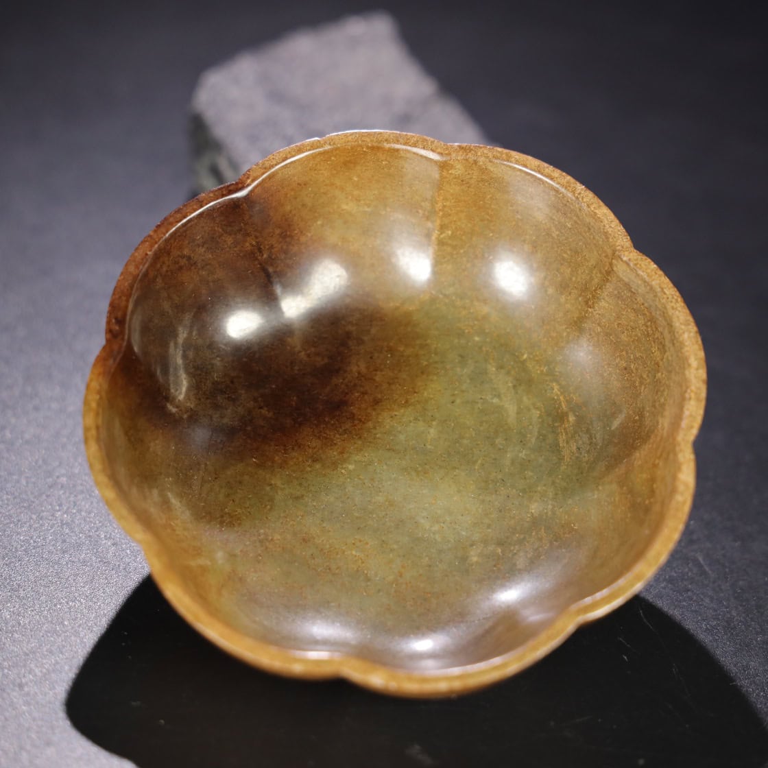 Chinese Natural Jade Carved bowl