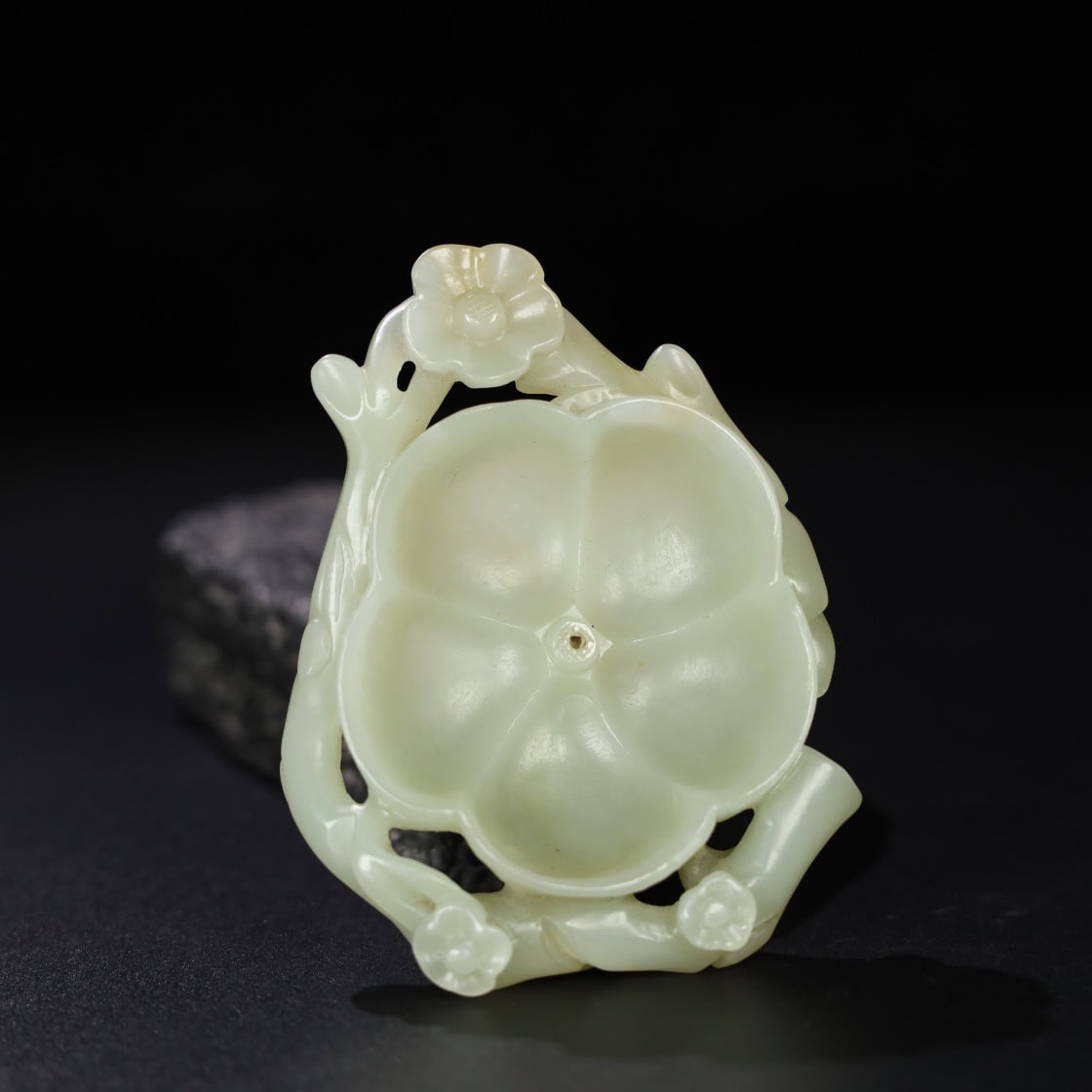 Chinese Natural Jade Carved Incense sticks