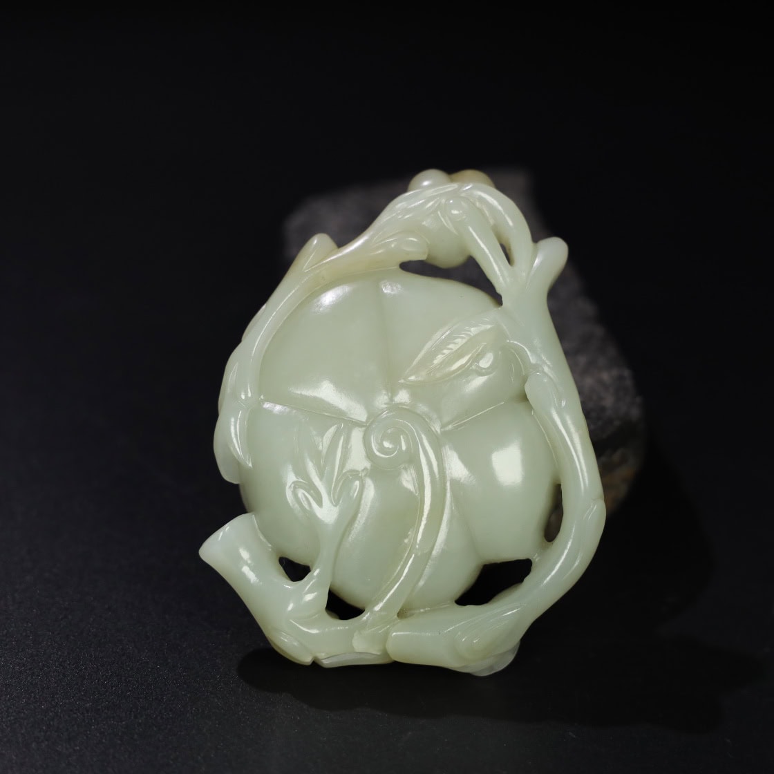 Chinese Natural Jade Carved Incense sticks