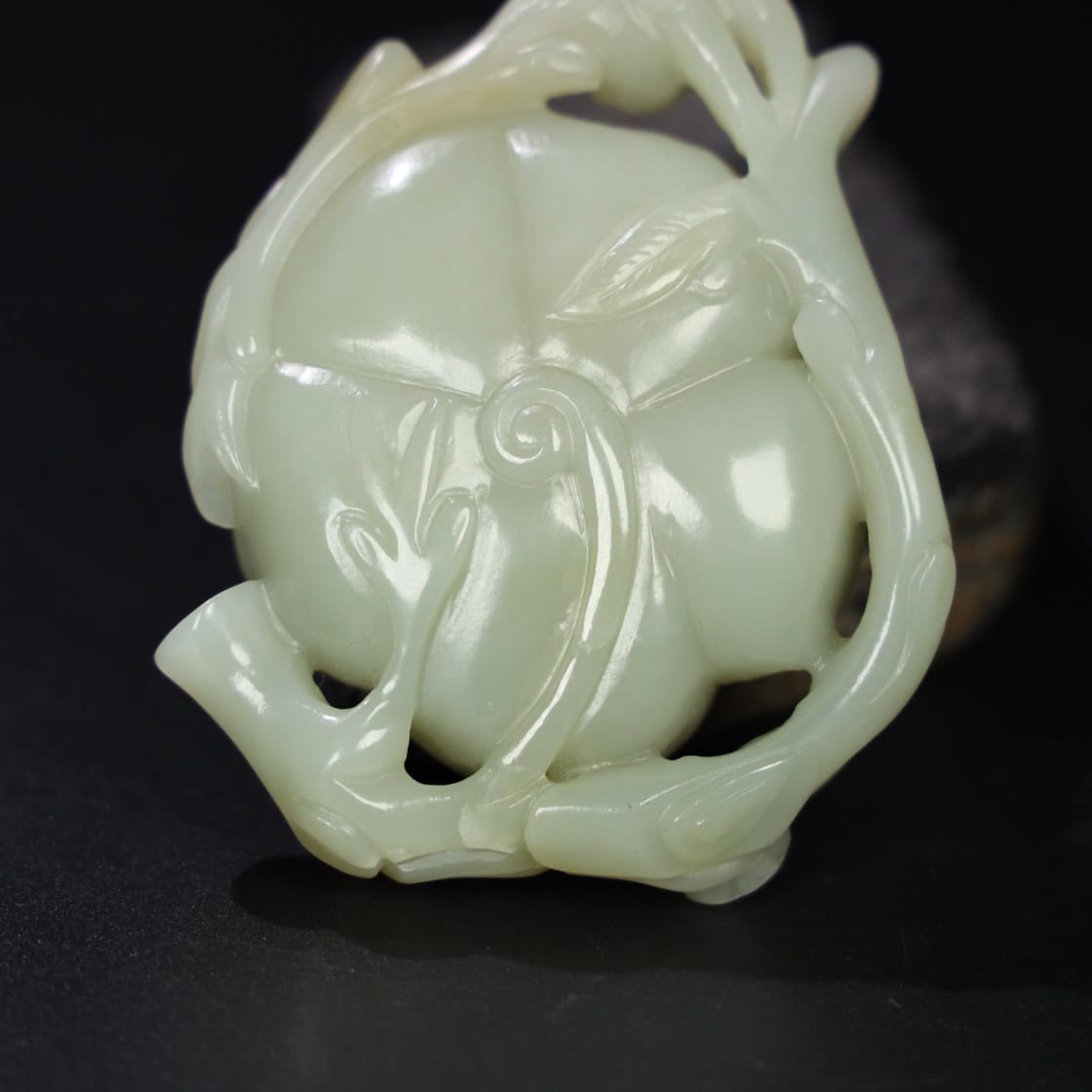 Chinese Natural Jade Carved Incense sticks