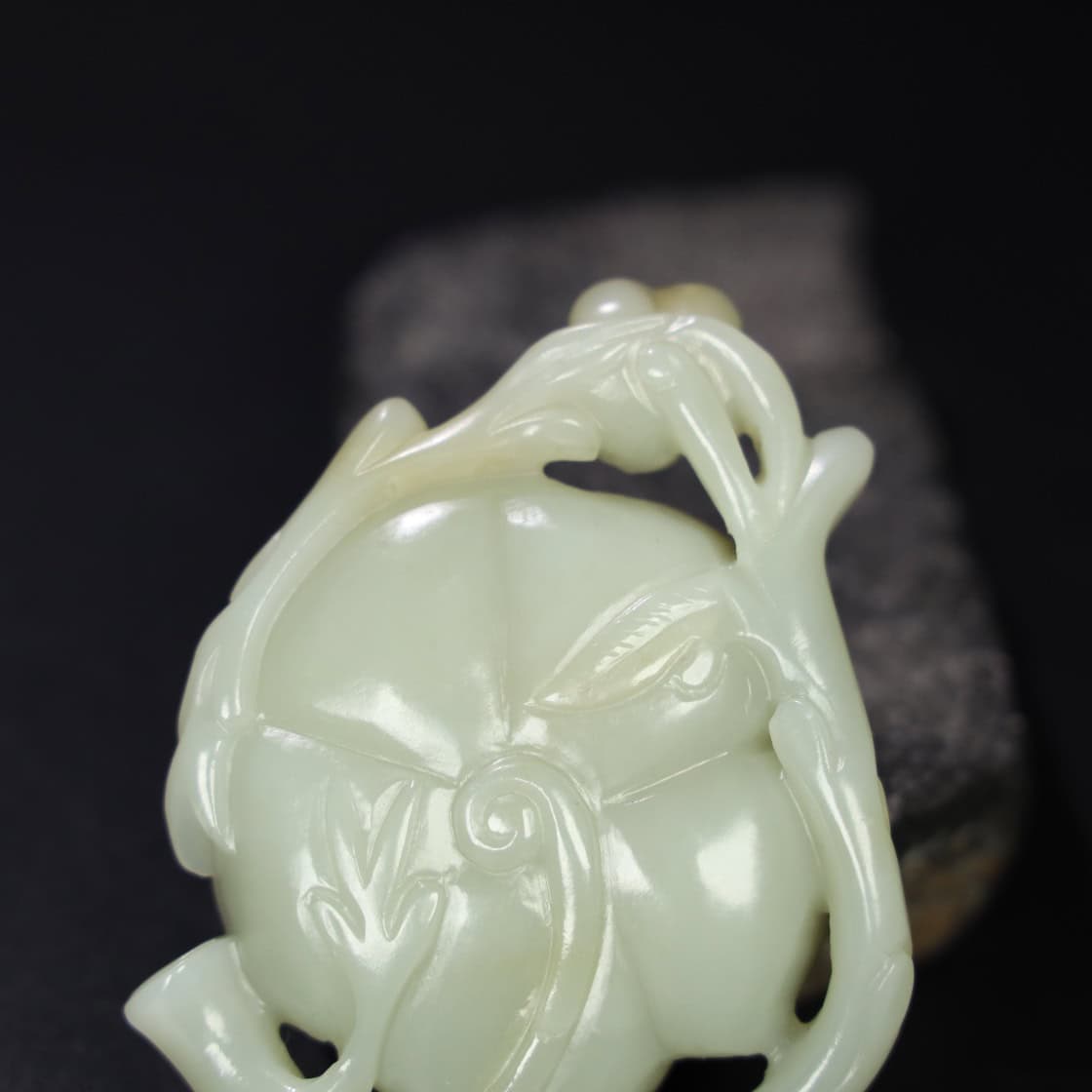 Chinese Natural Jade Carved Incense sticks
