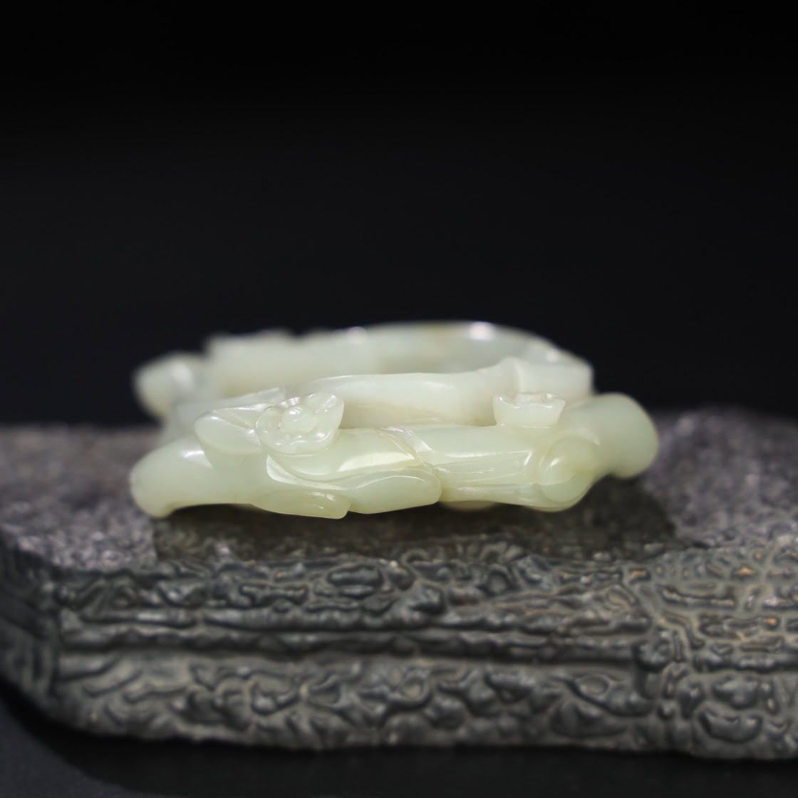 Chinese Natural Jade Carved Incense sticks