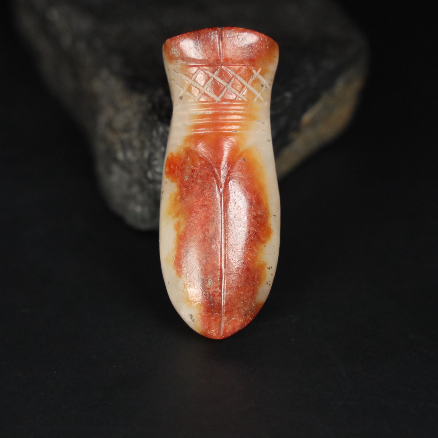 Chinese Natural Jade Carved Cicada