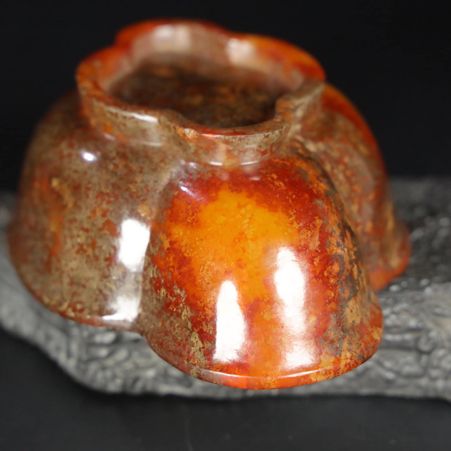 Chinese Natural Jade Carved Vessels