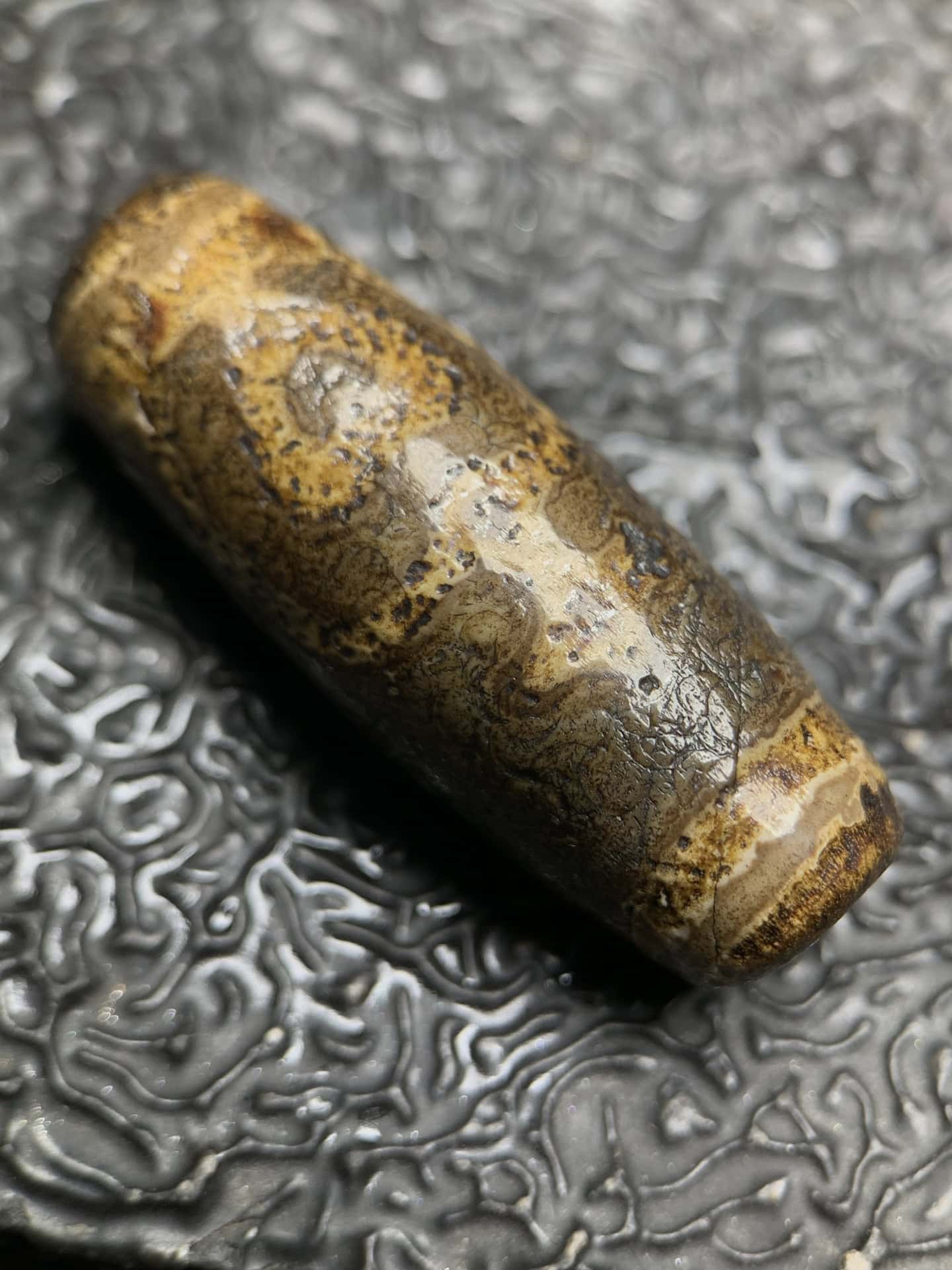 Chinese Natural Agate DZI Beads