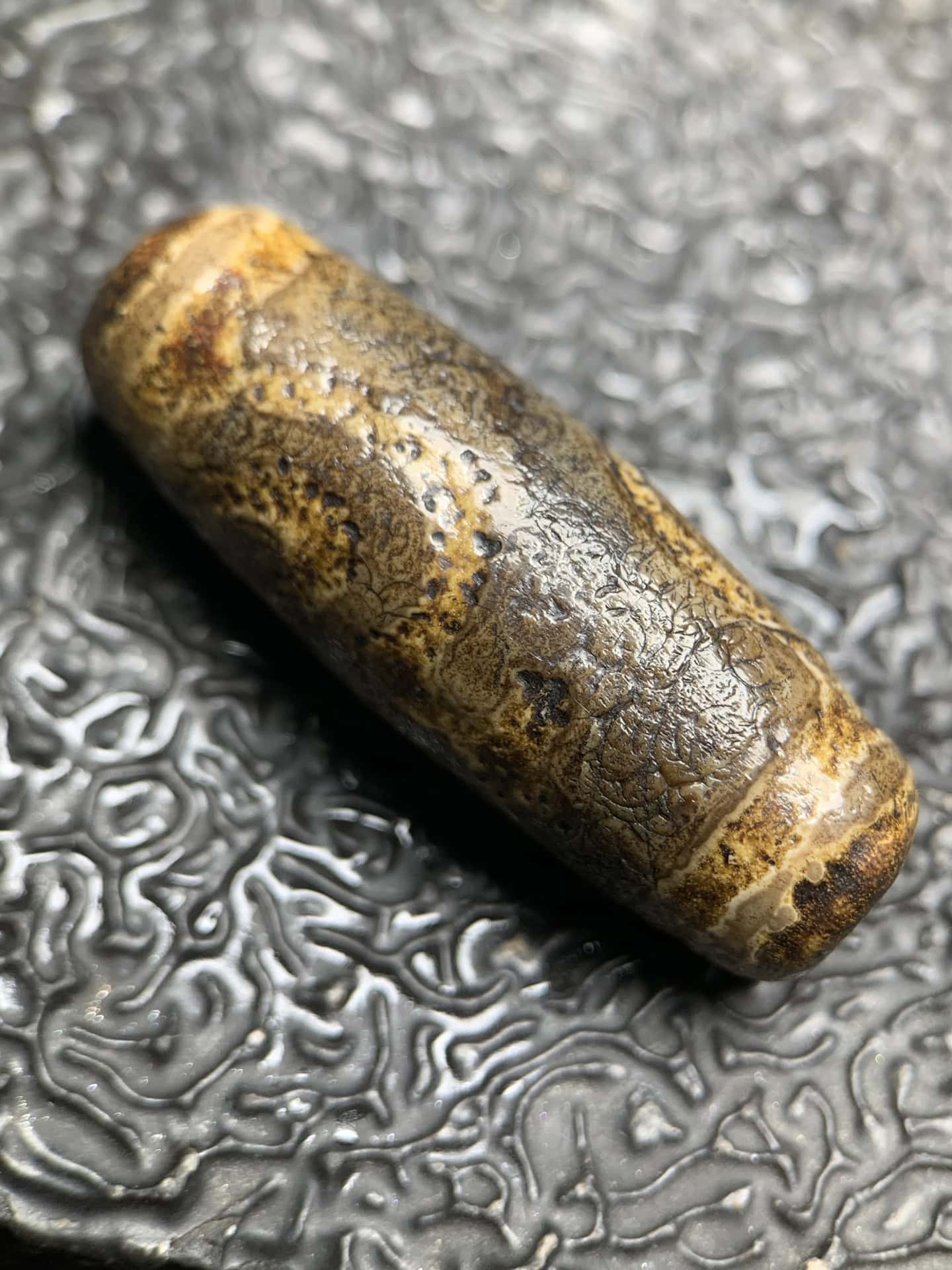 Chinese Natural Agate DZI Beads