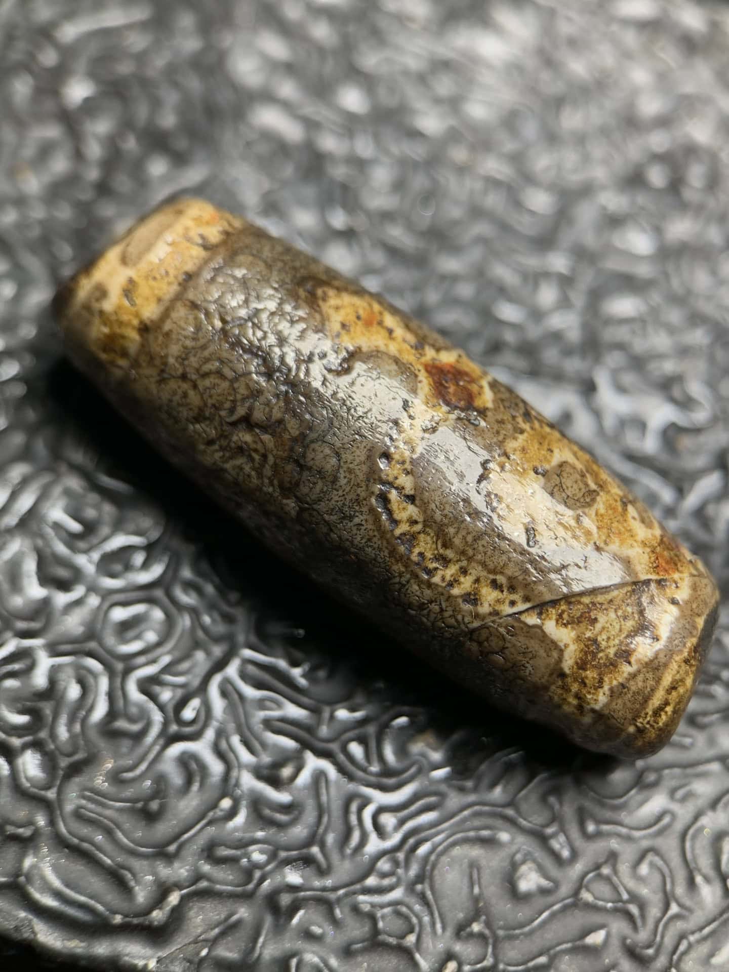 Chinese Natural Agate DZI Beads