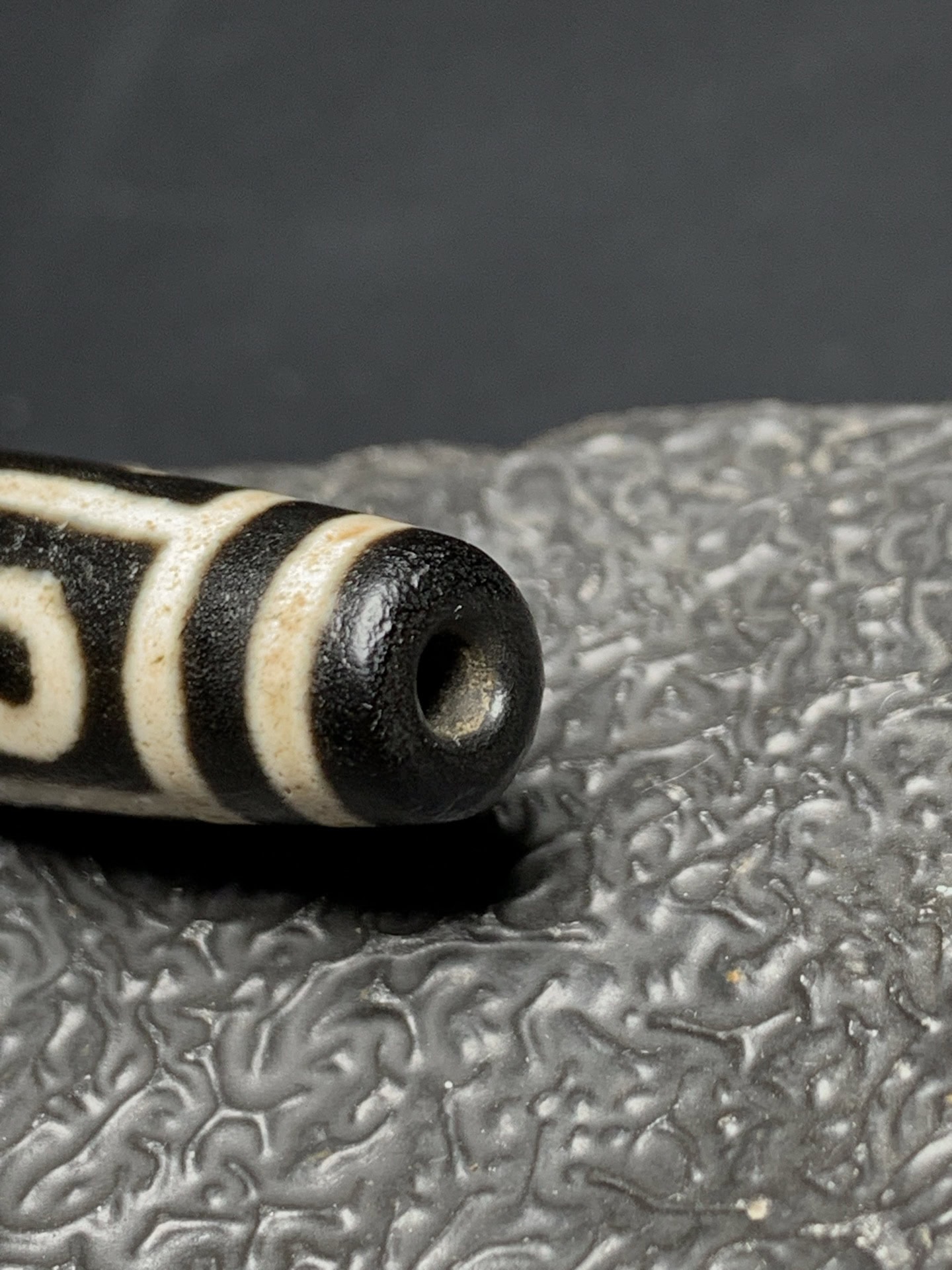Chinese Natural Agate DZI Beads