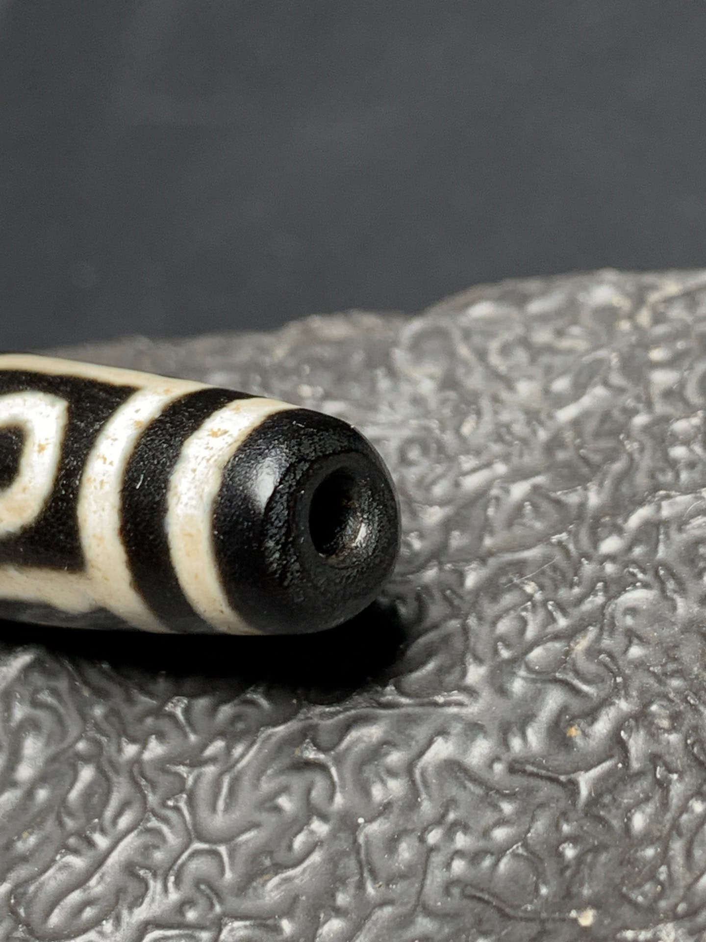 Chinese Natural Agate DZI Beads