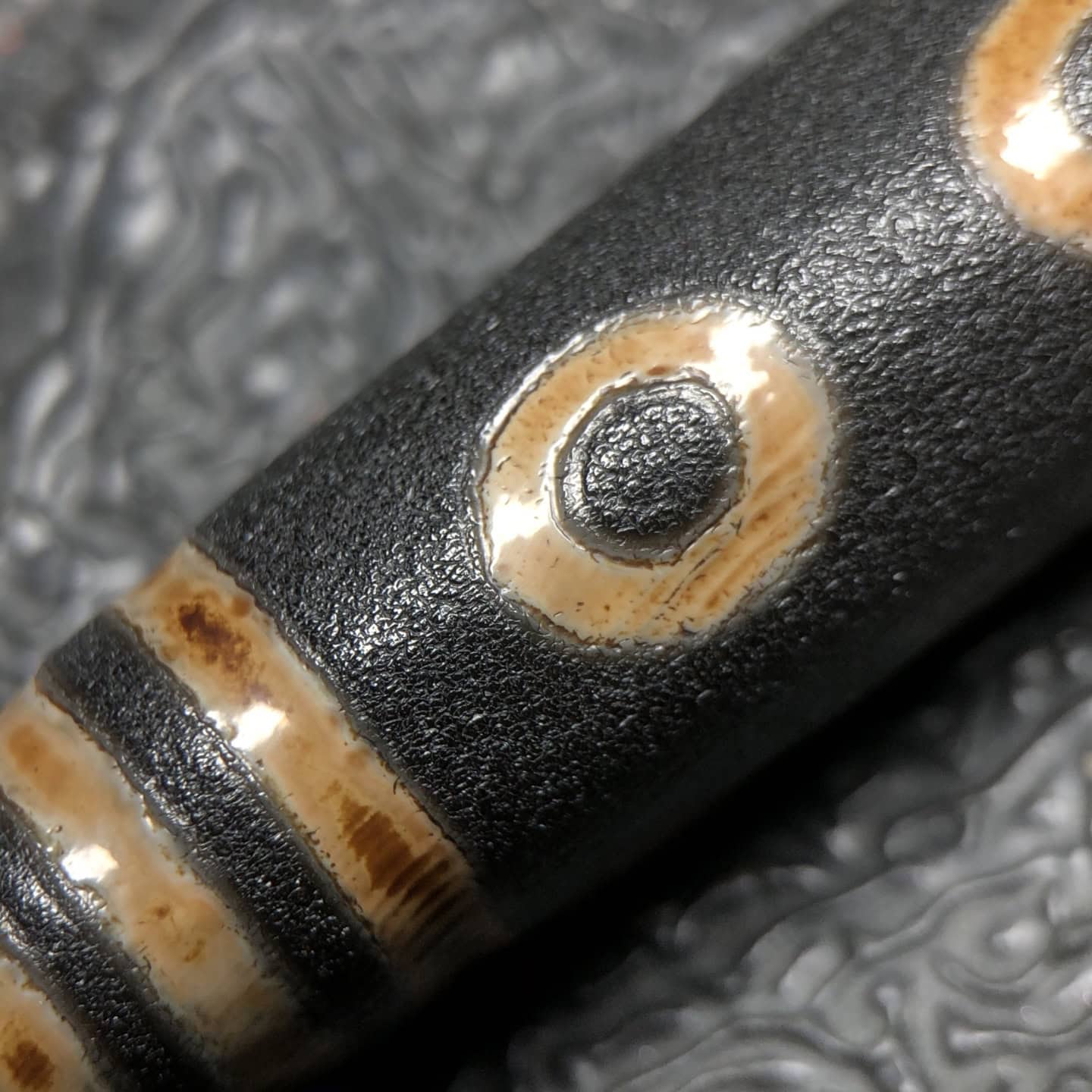 Chinese Natural Agate DZI Beads