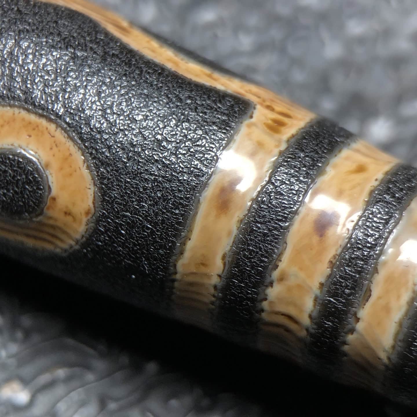 Chinese Natural Agate DZI Beads