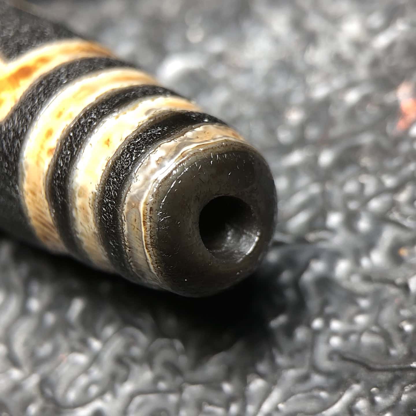 Chinese Natural Agate DZI Beads