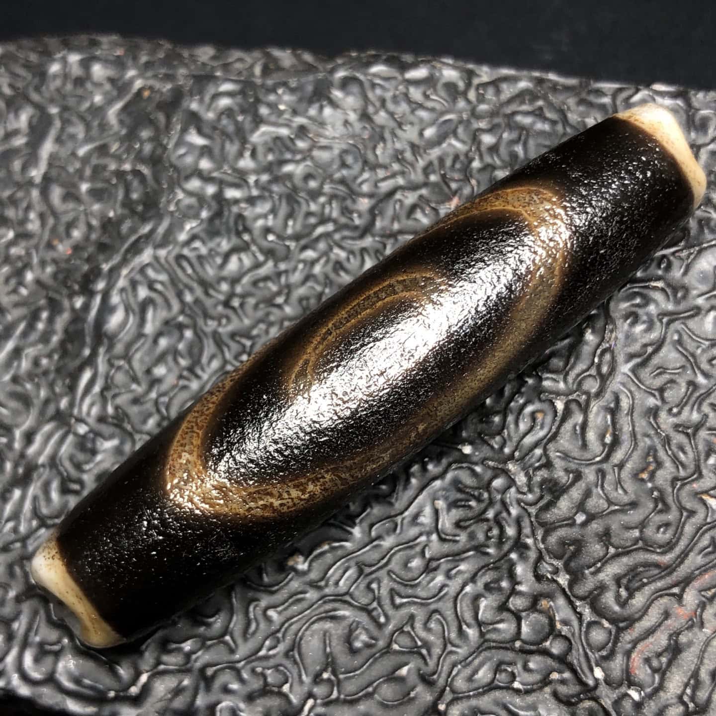 Chinese Natural Agate DZI Beads