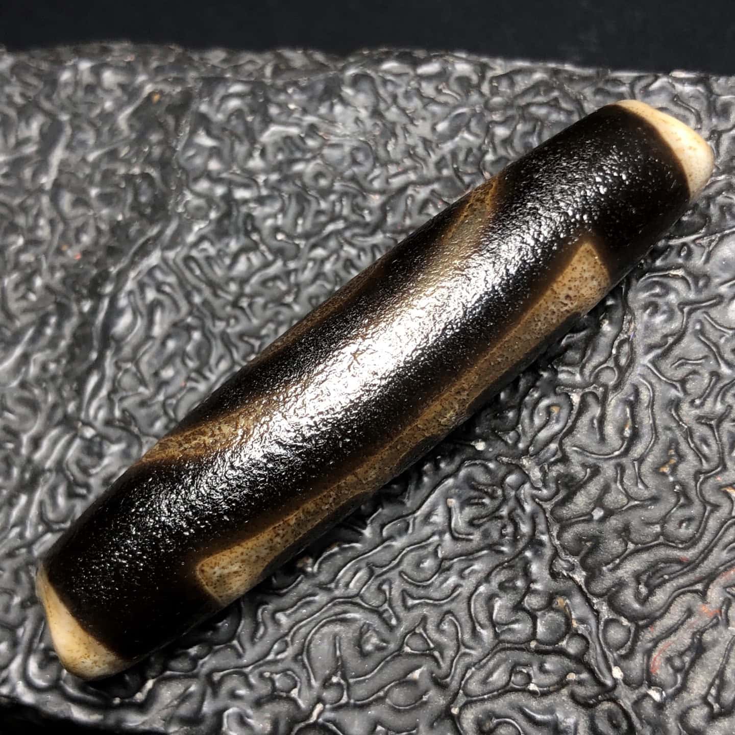 Chinese Natural Agate DZI Beads