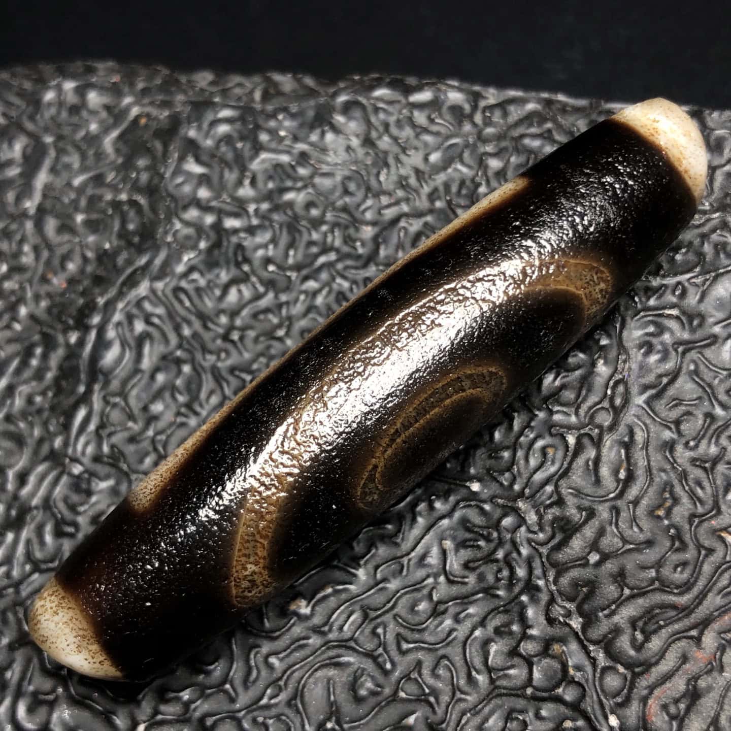 Chinese Natural Agate DZI Beads