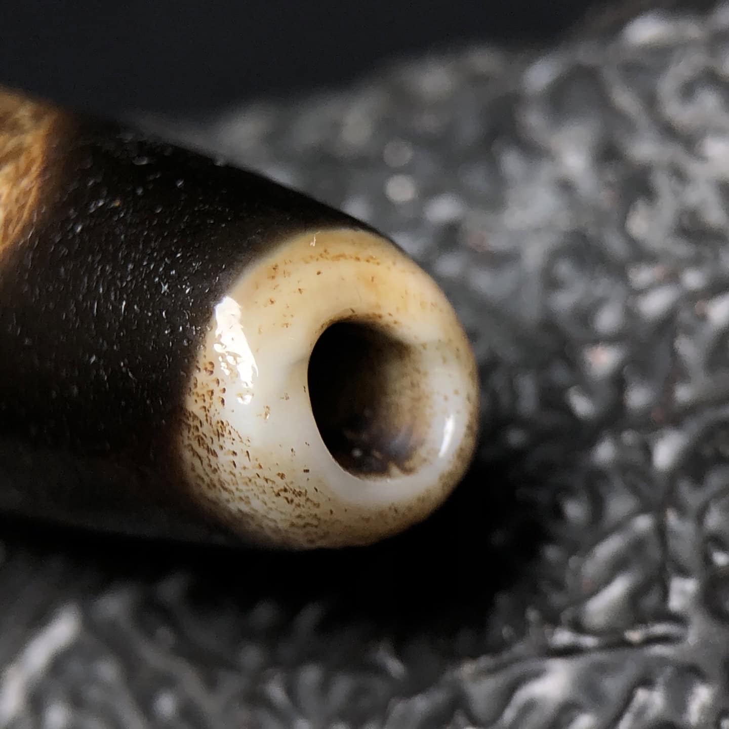 Chinese Natural Agate DZI Beads
