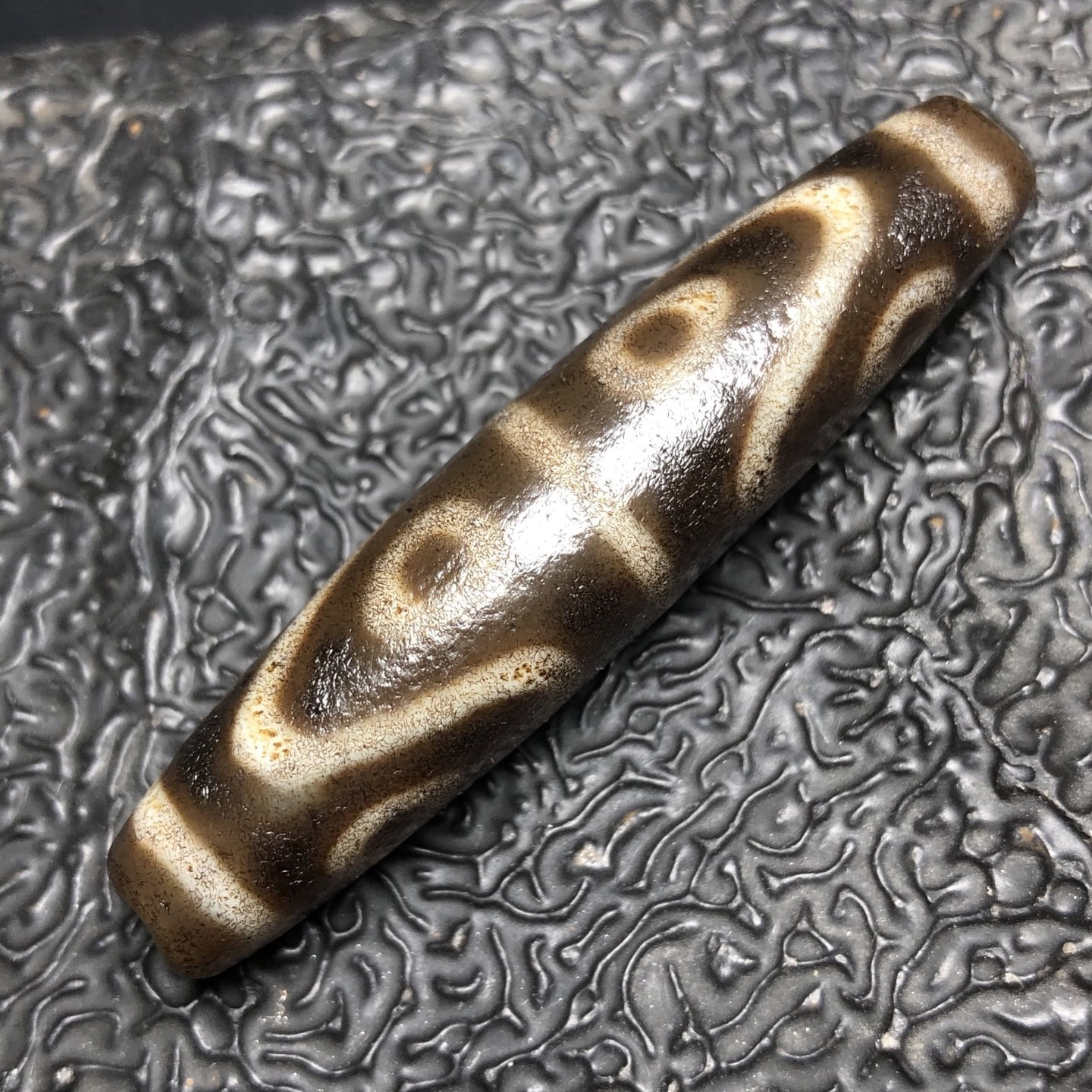 Chinese Natural Agate DZI Beads