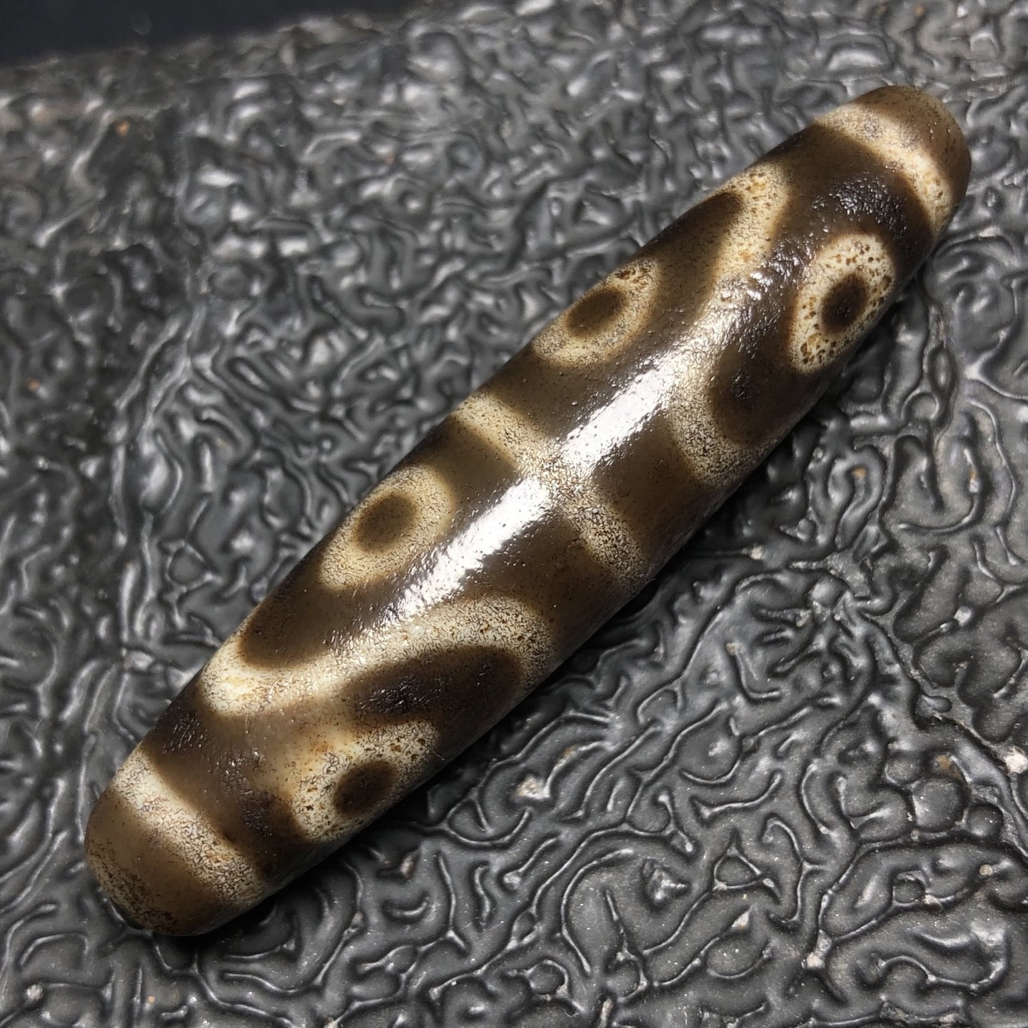 Chinese Natural Agate DZI Beads
