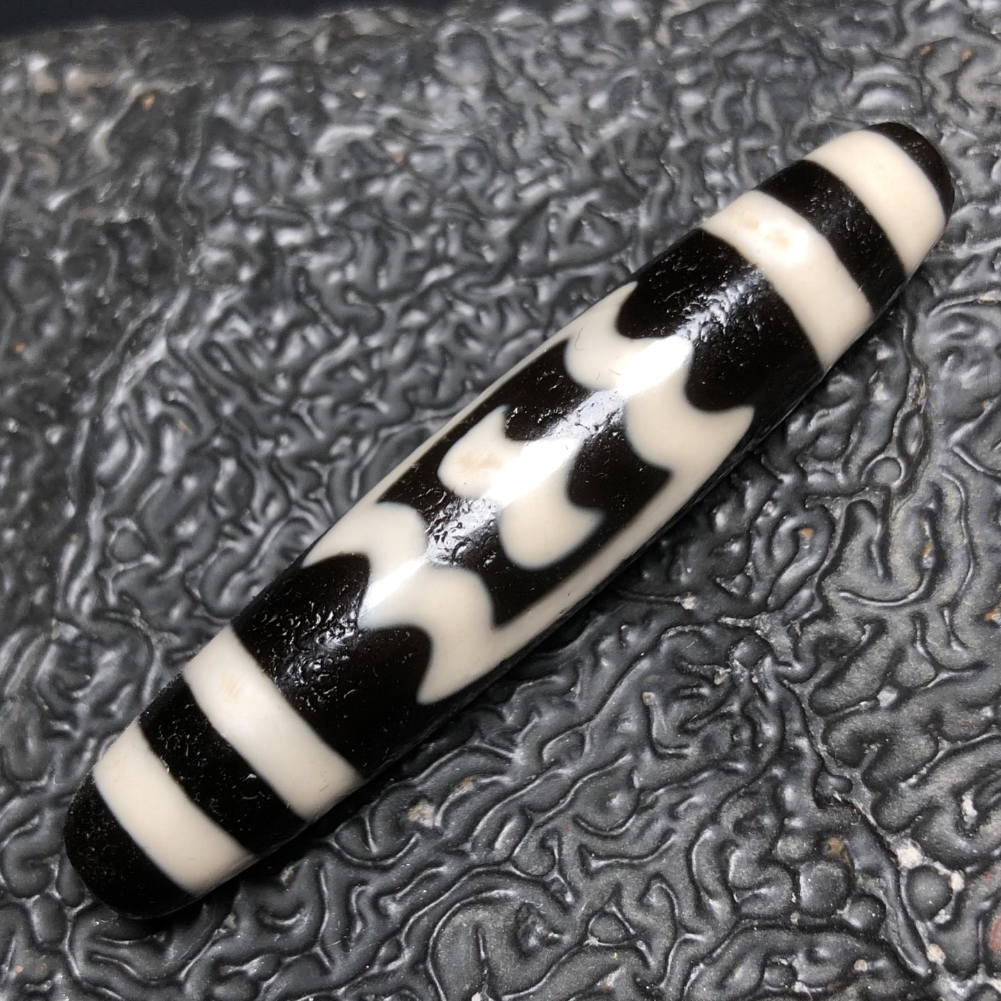 Chinese Natural Agate DZI Beads