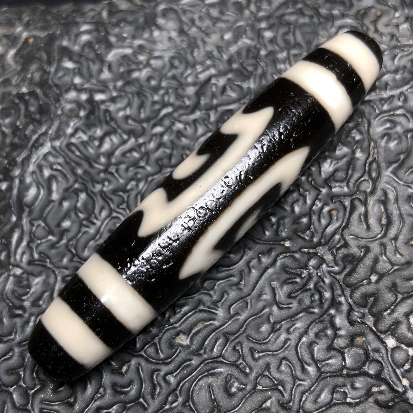 Chinese Natural Agate DZI Beads