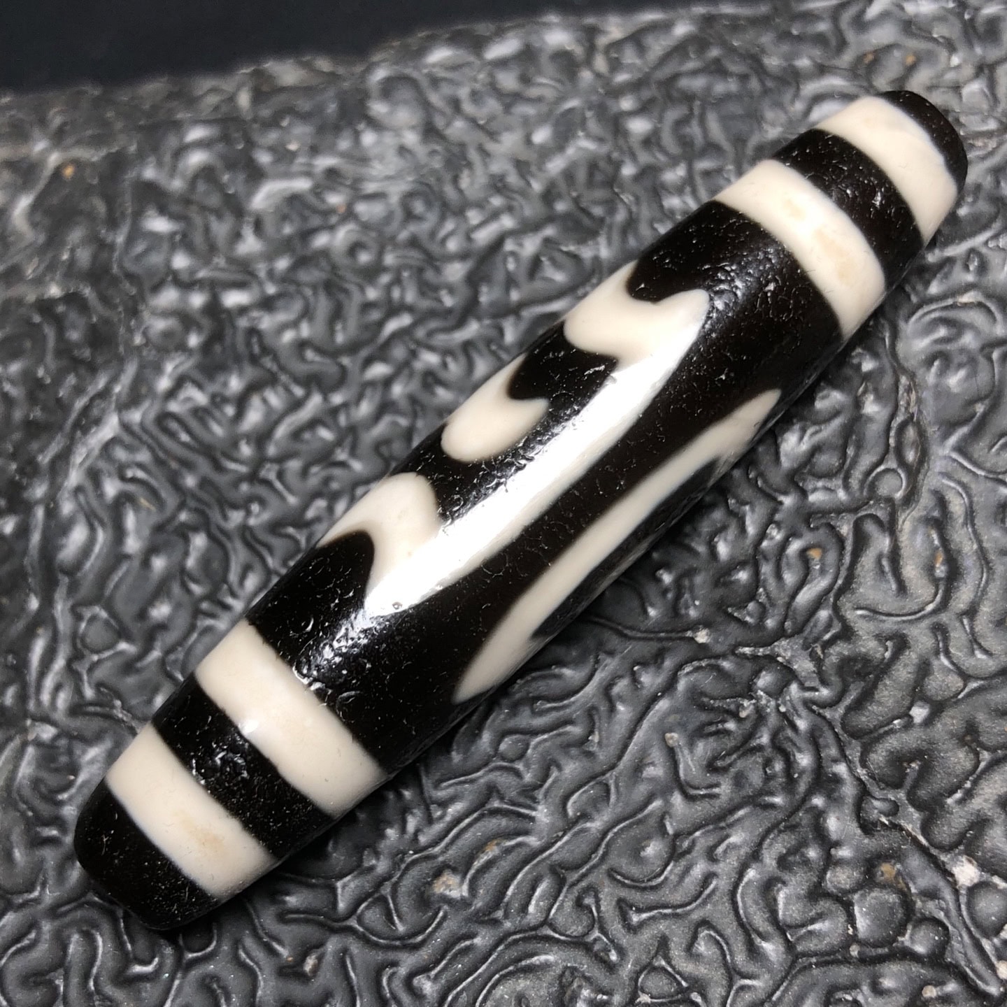 Chinese Natural Agate DZI Beads