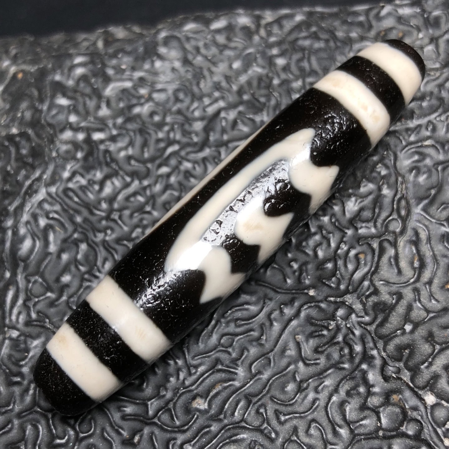 Chinese Natural Agate DZI Beads