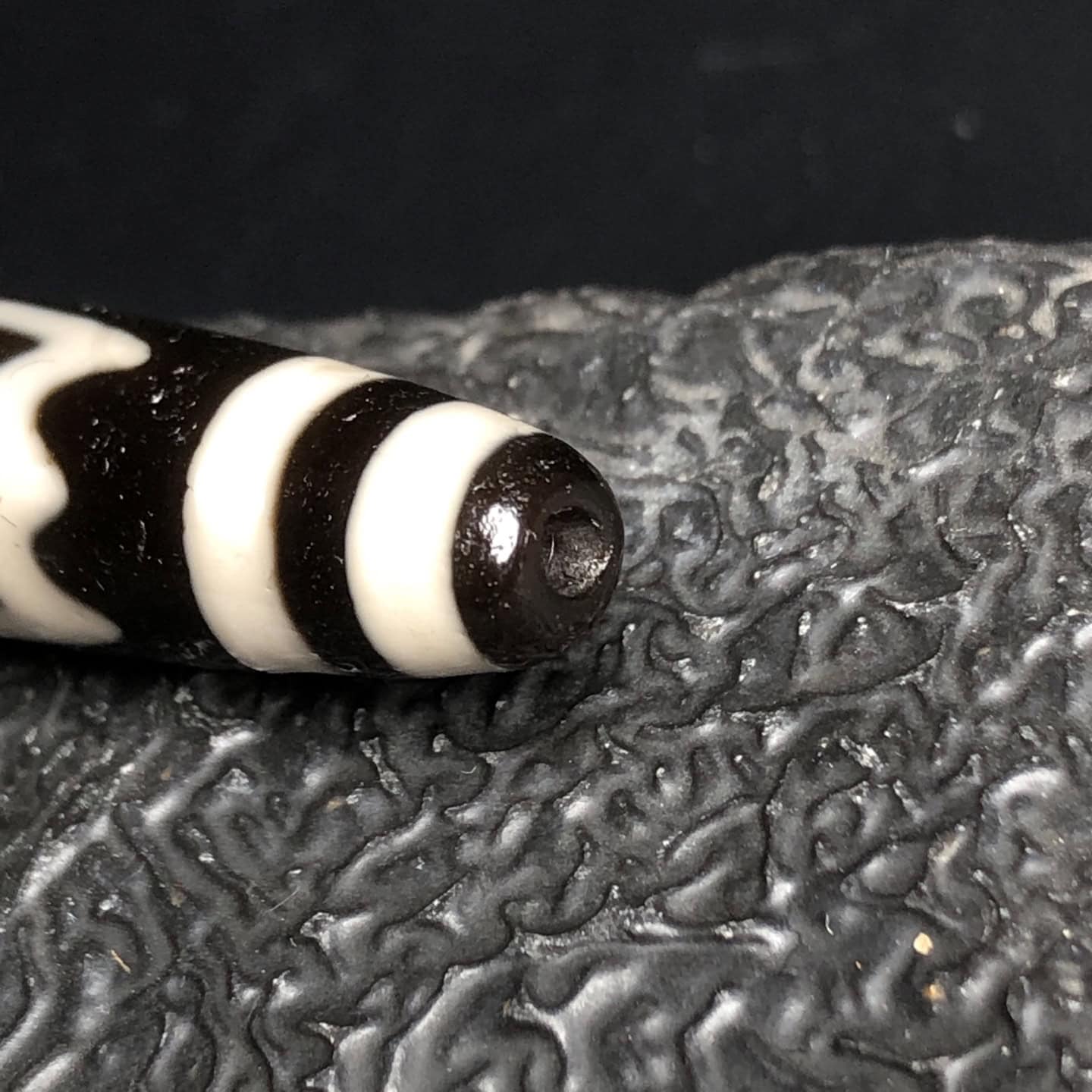 Chinese Natural Agate DZI Beads