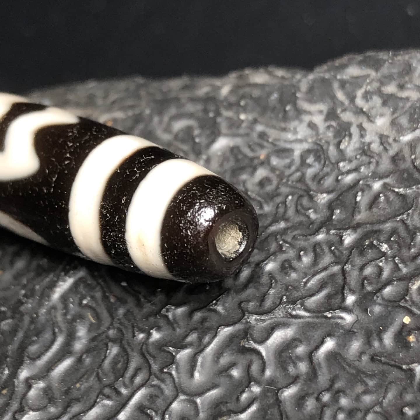 Chinese Natural Agate DZI Beads