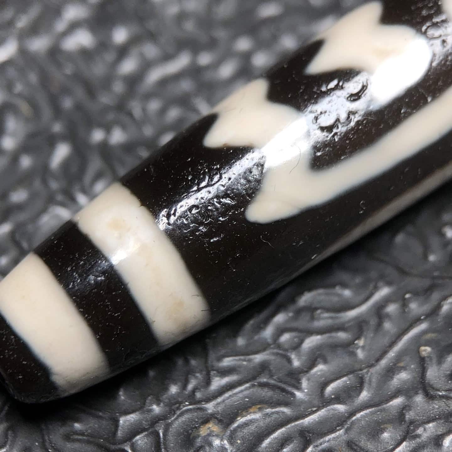 Chinese Natural Agate DZI Beads