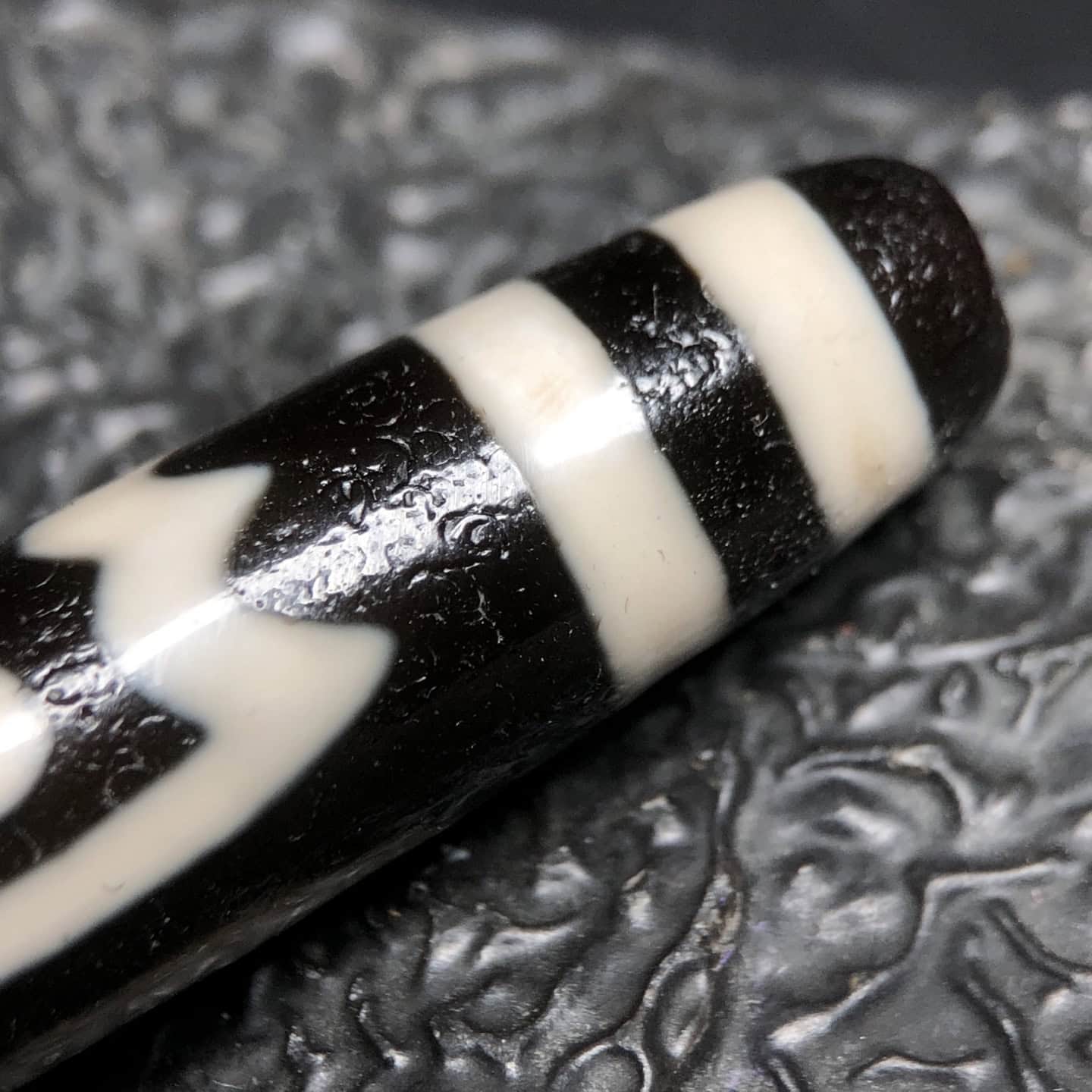 Chinese Natural Agate DZI Beads