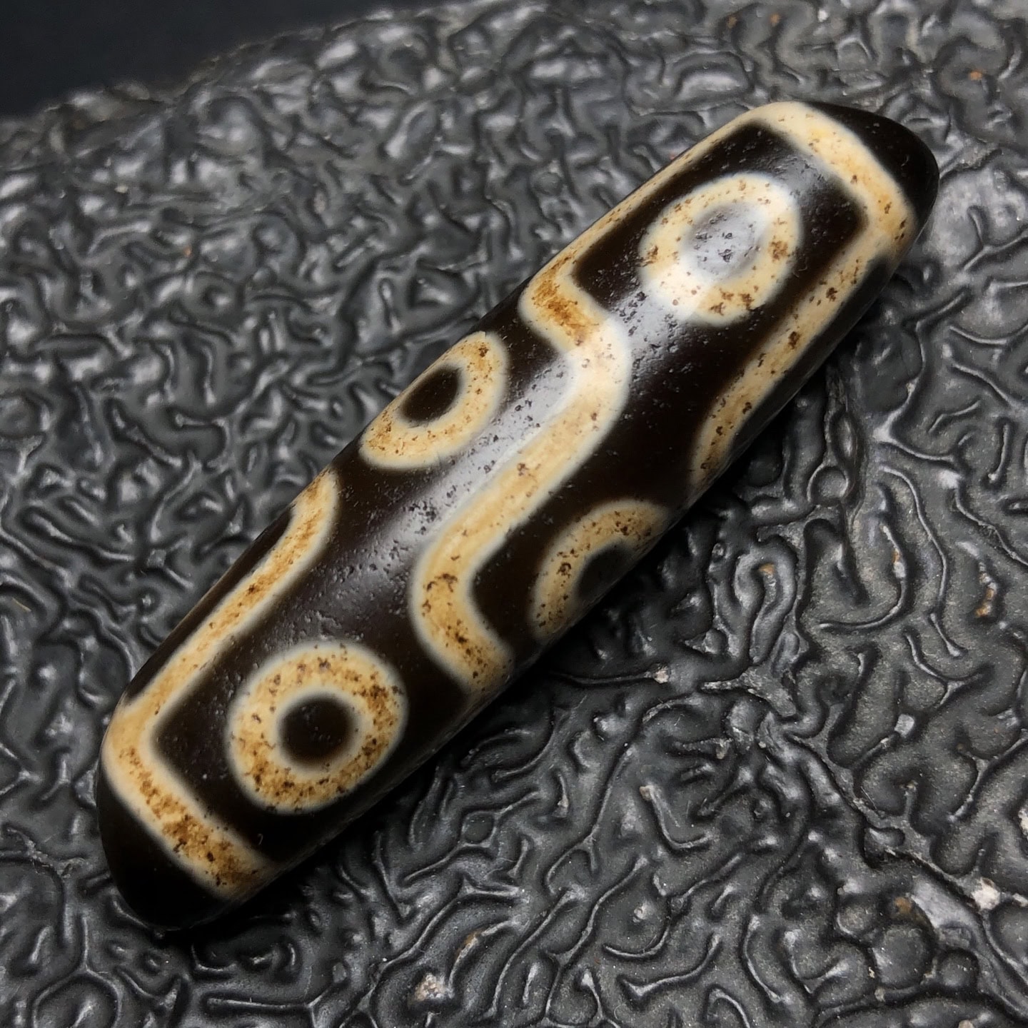 Chinese Natural Agate DZI Beads
